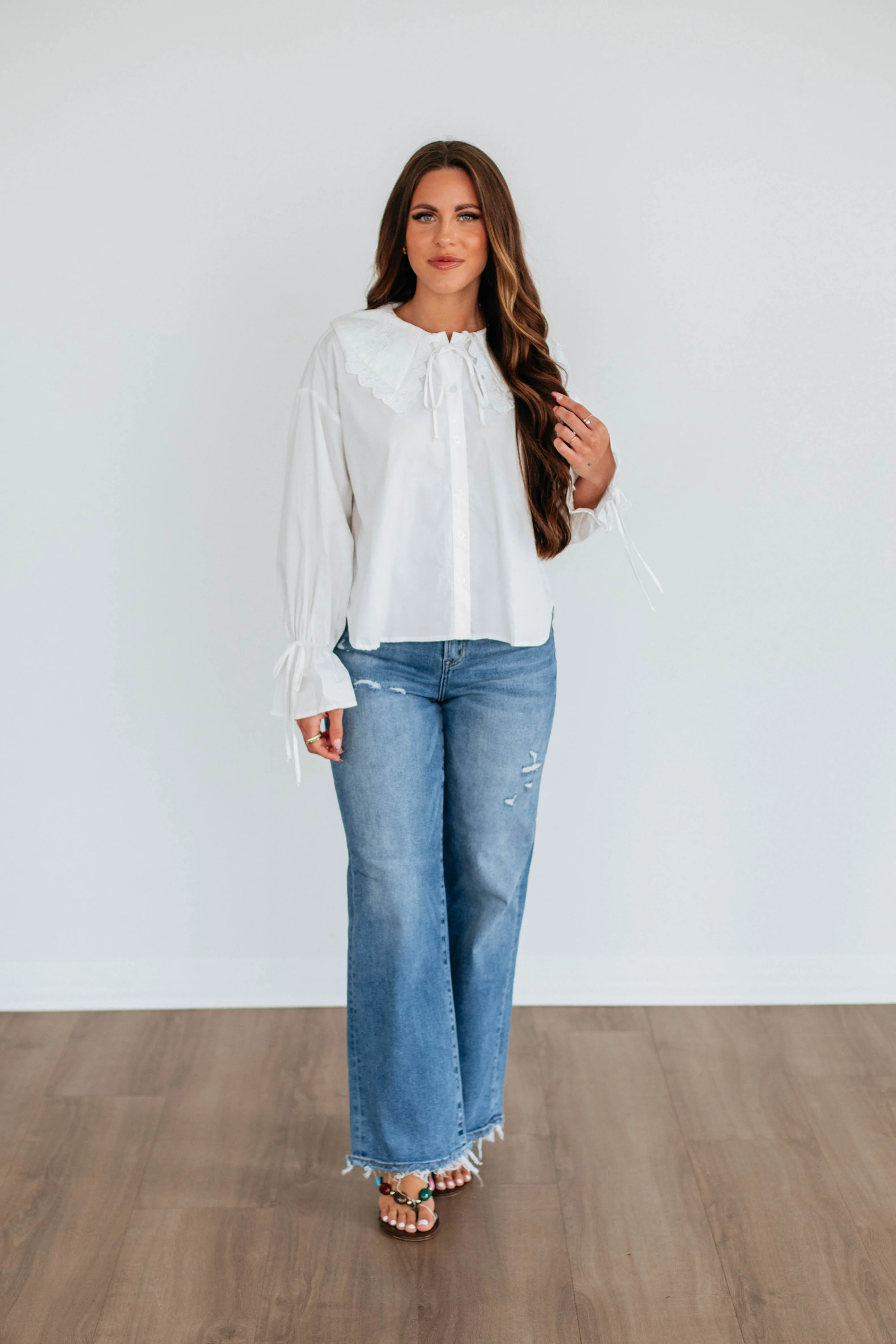 Diandra Button Down Top sold by Wild Oak Boutique product image thumbnail 3