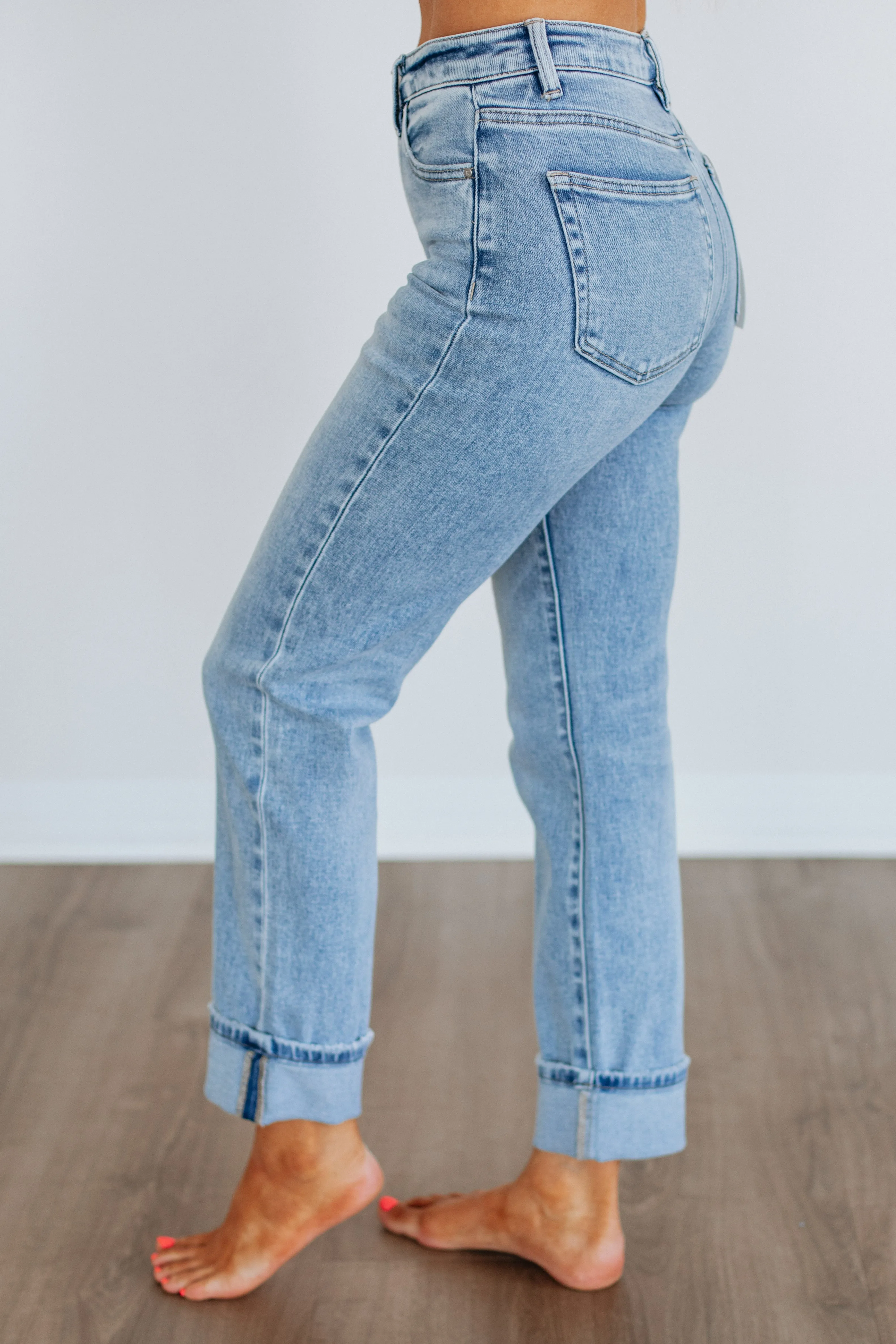 Leo Risen Jeans - Light Wash sold by Wild Oak Boutique product image thumbnail 2