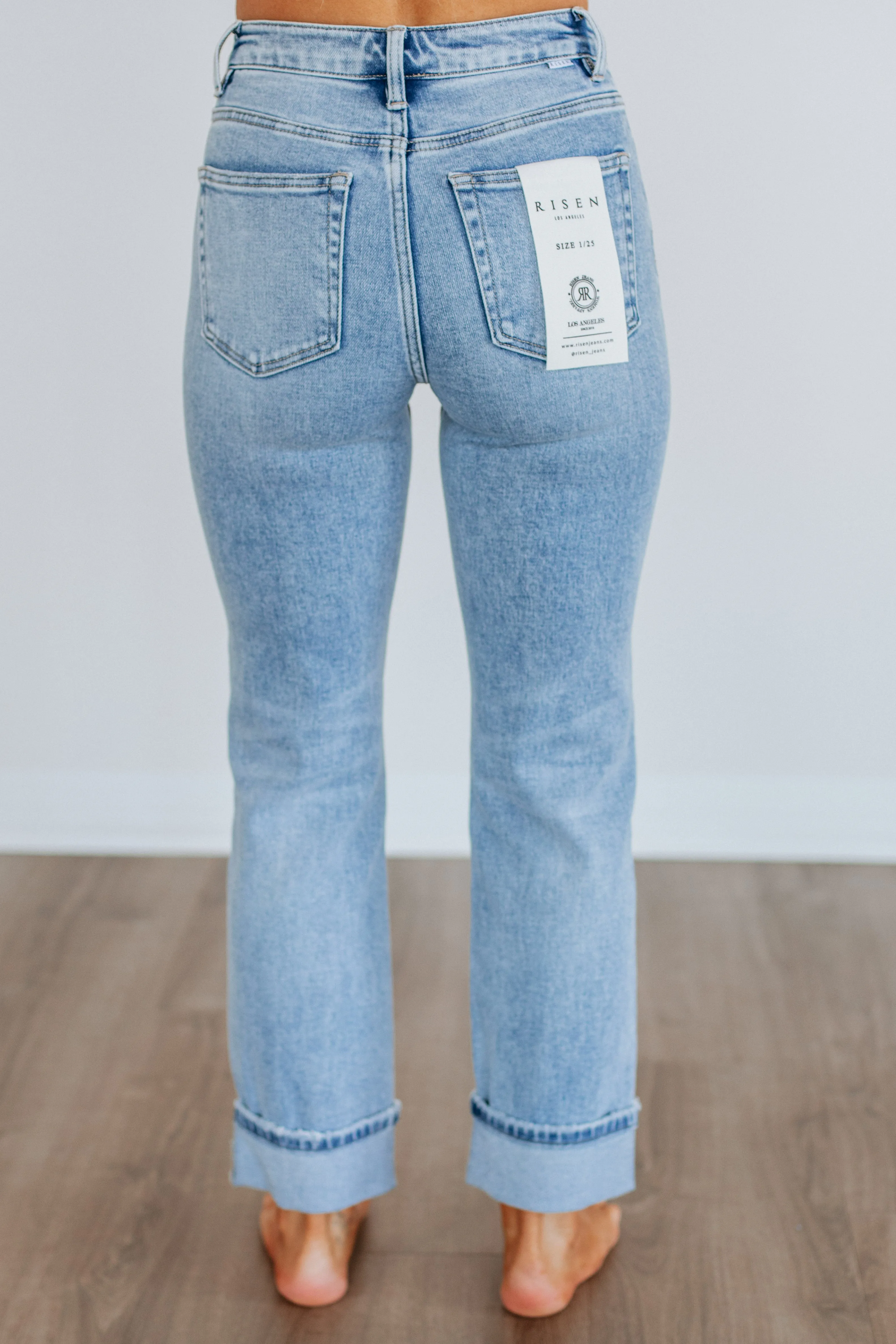 Leo Risen Jeans - Light Wash sold by Wild Oak Boutique product image thumbnail 4