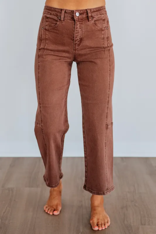 Milan Risen Jeans - Espresso sold by Wild Oak Boutique