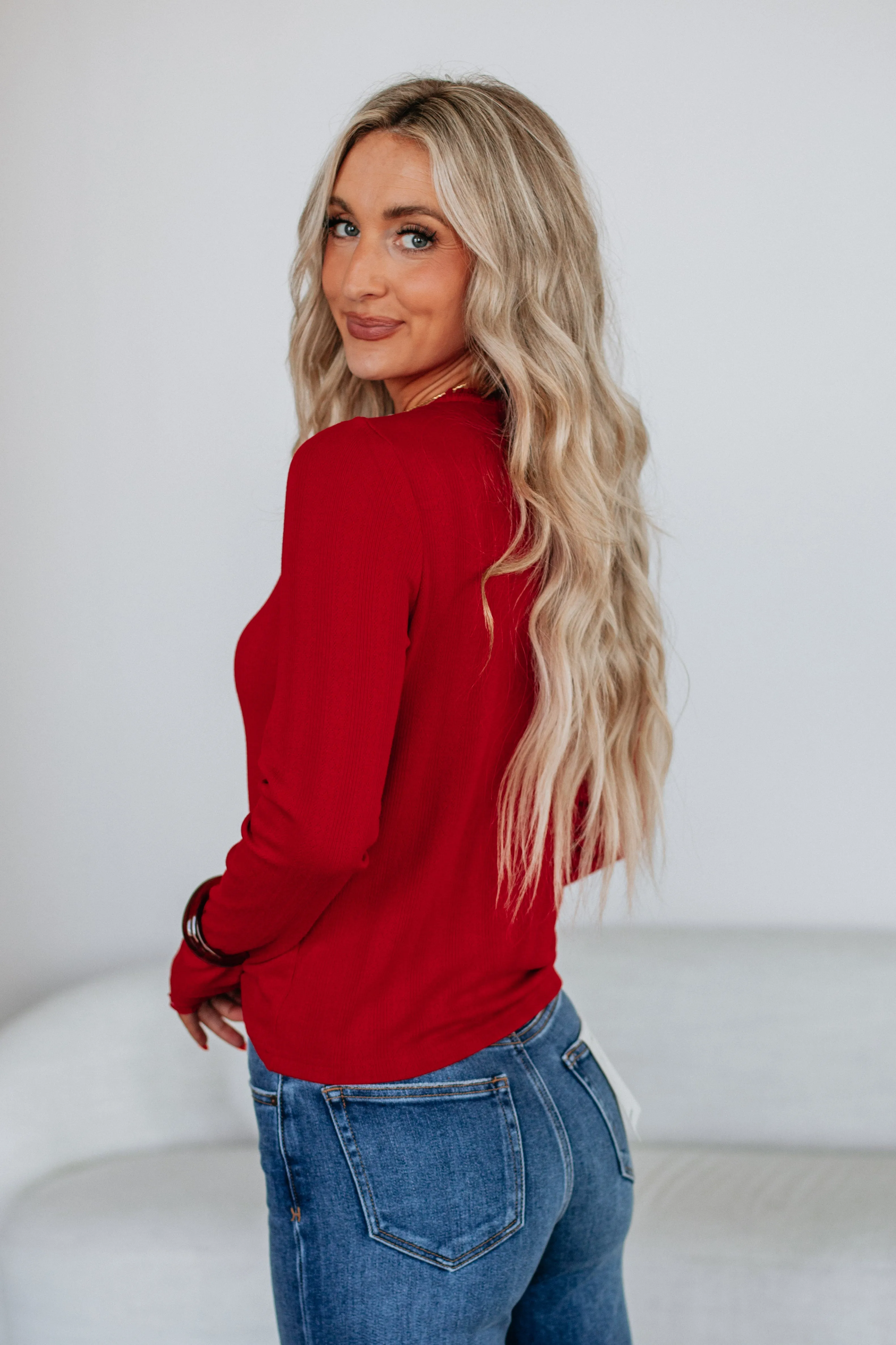 Rayleen Pointelle Top sold by Wild Oak Boutique product image thumbnail 5