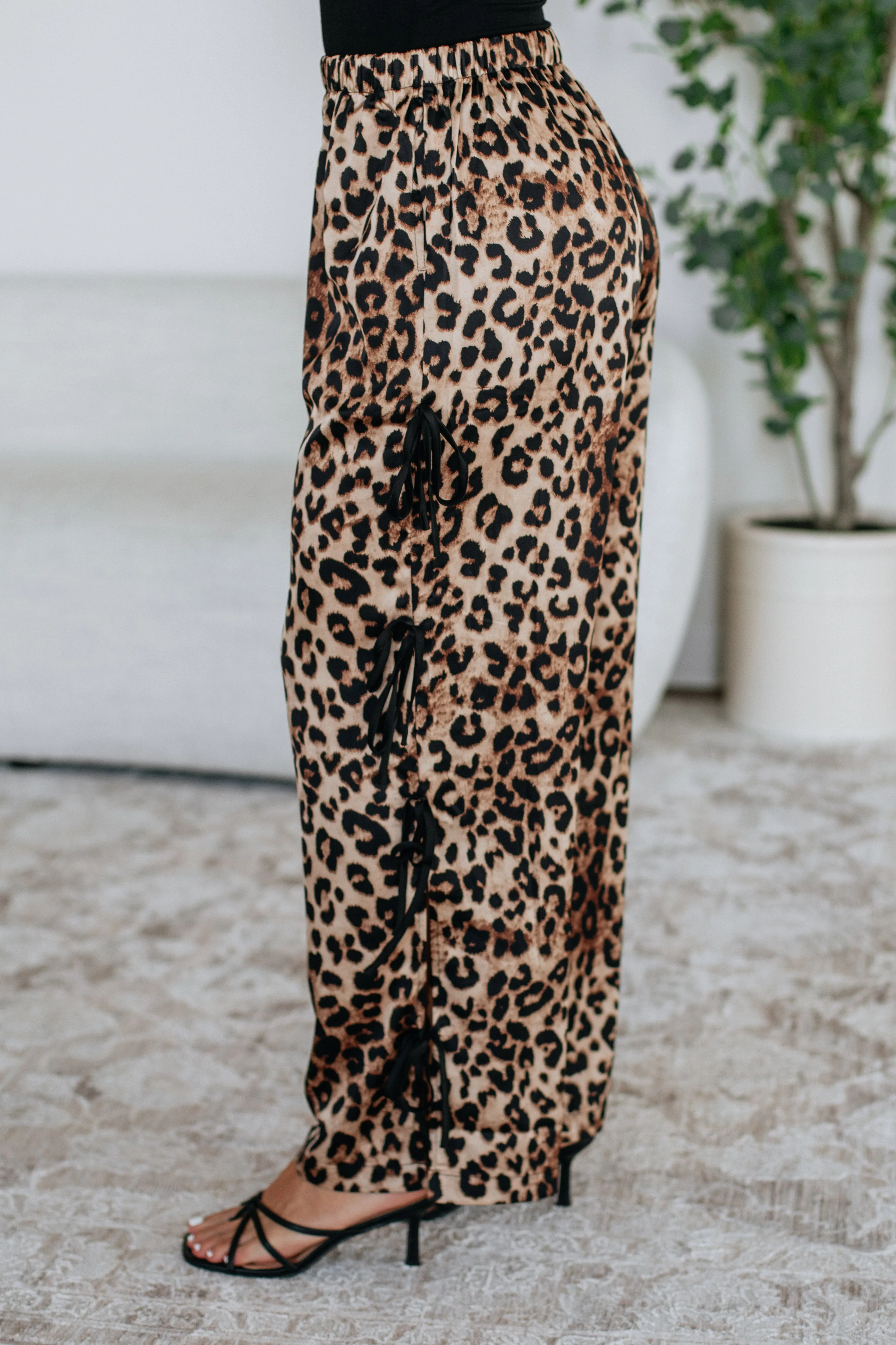 Celena Leopard Pants sold by Wild Oak Boutique product image thumbnail 4