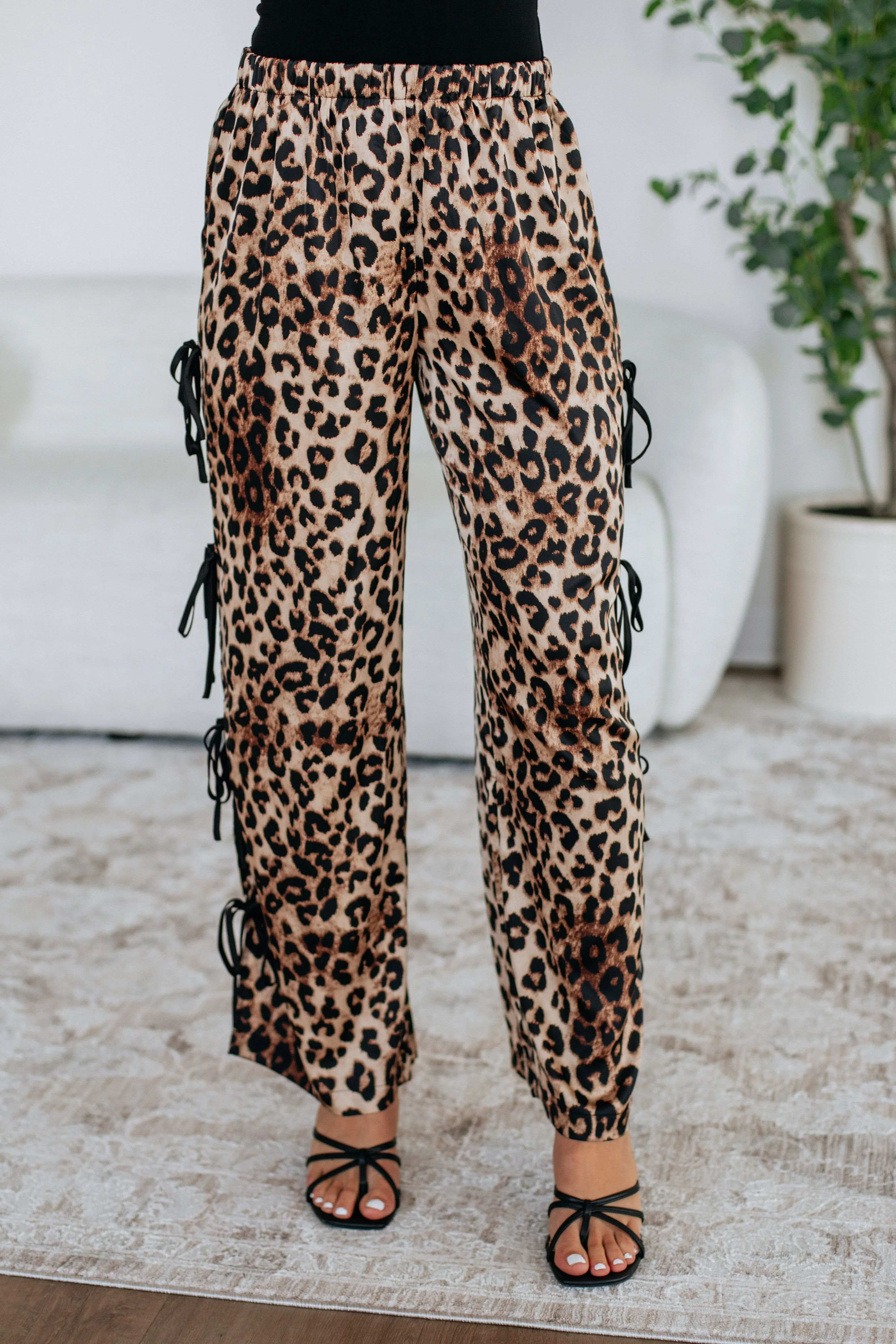 Celena Leopard Pants sold by Wild Oak Boutique product image thumbnail 2