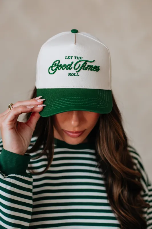 Let The Good Times Roll Trucker Hat sold by Wild Oak Boutique
