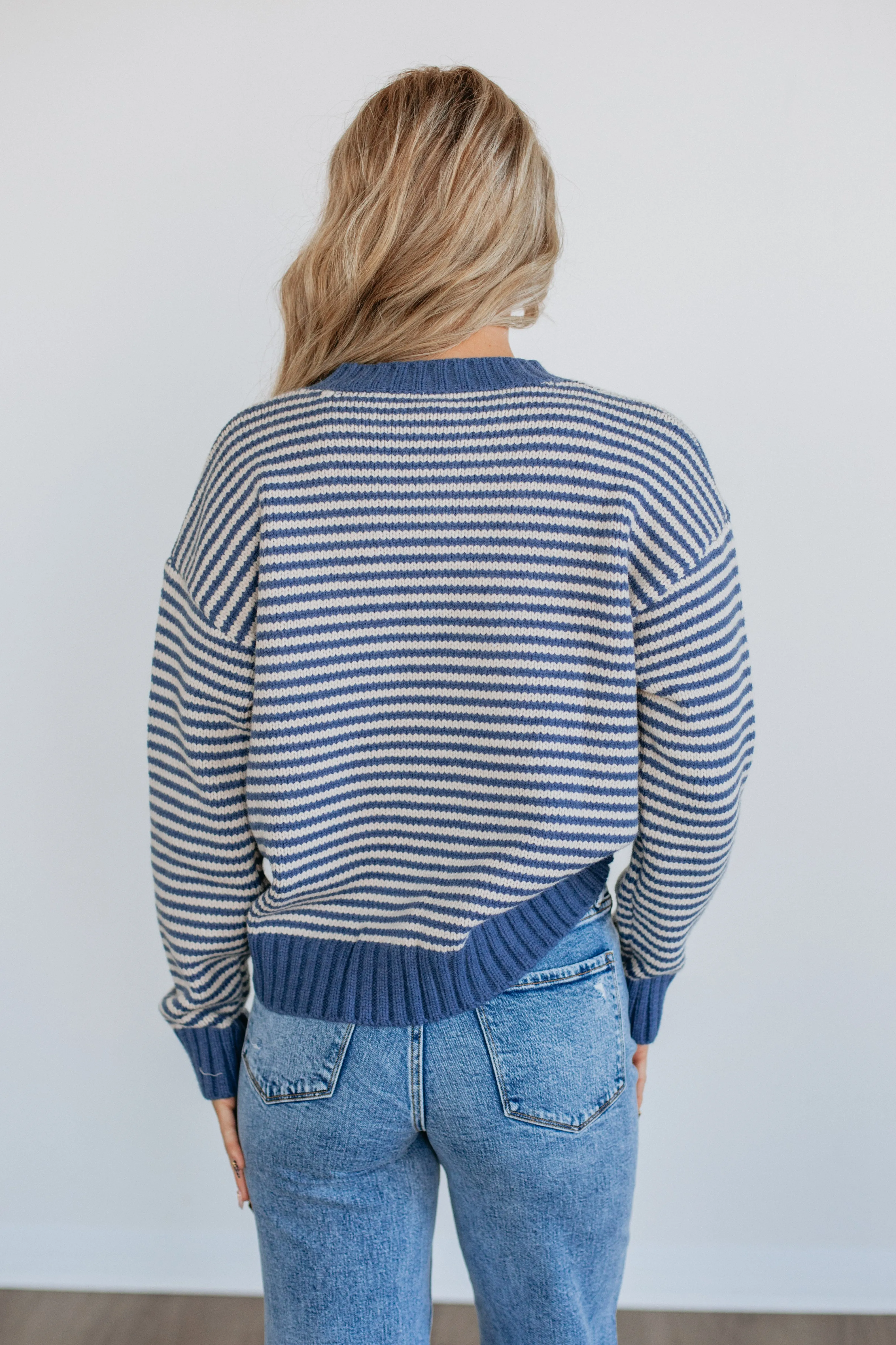 Kealy Striped Sweater sold by Wild Oak Boutique product image thumbnail 5