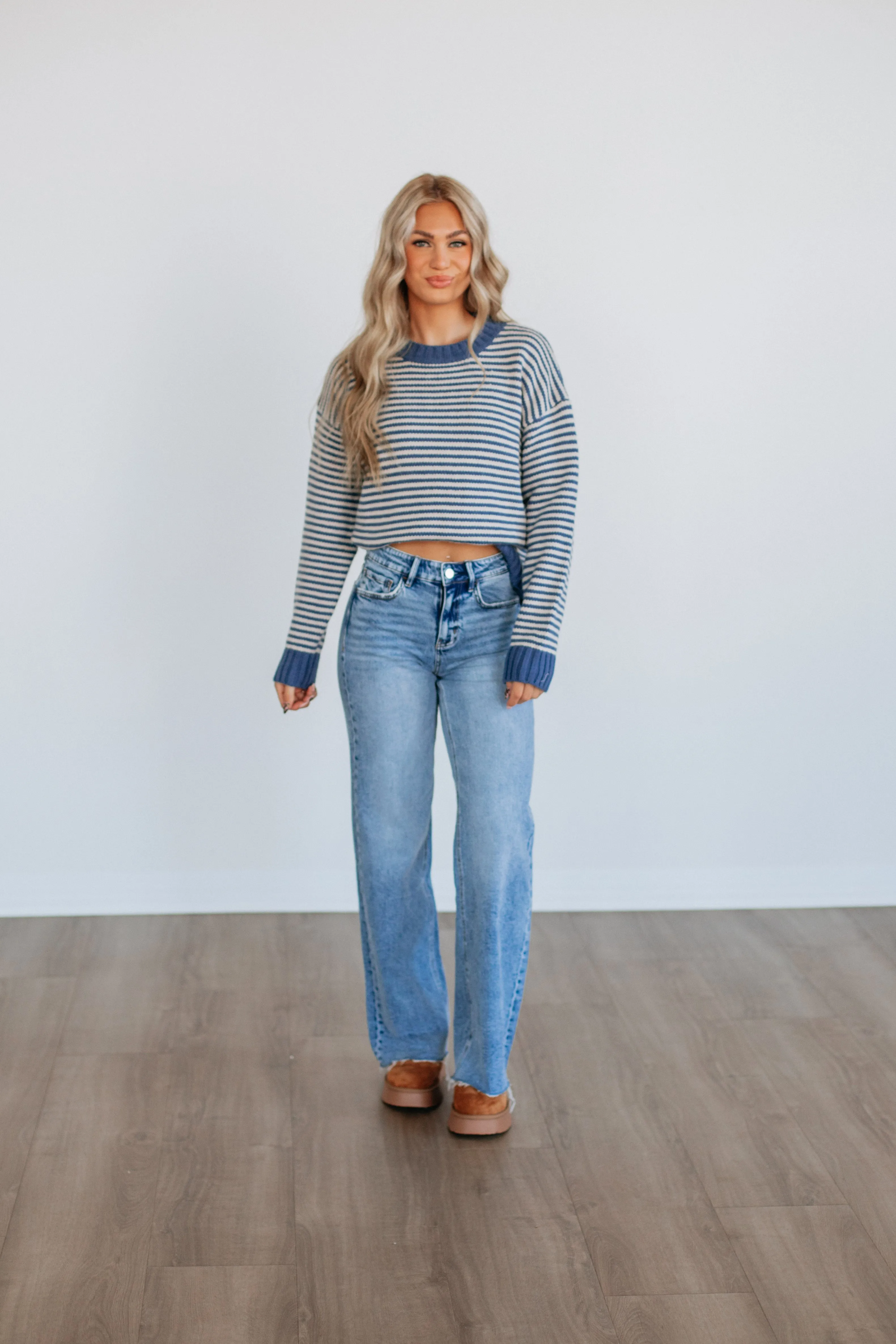 Kealy Striped Sweater sold by Wild Oak Boutique product image thumbnail 3