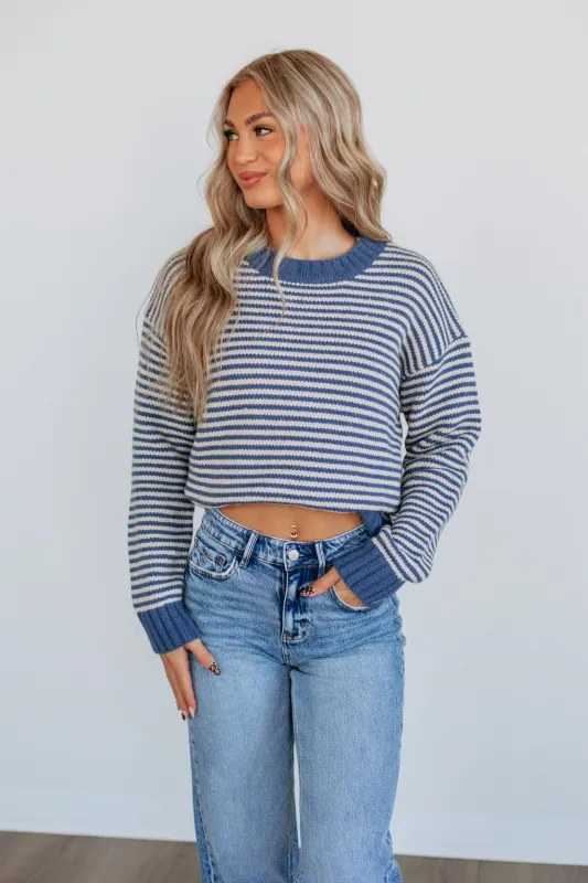 Kealy Striped Sweater sold by Wild Oak Boutique