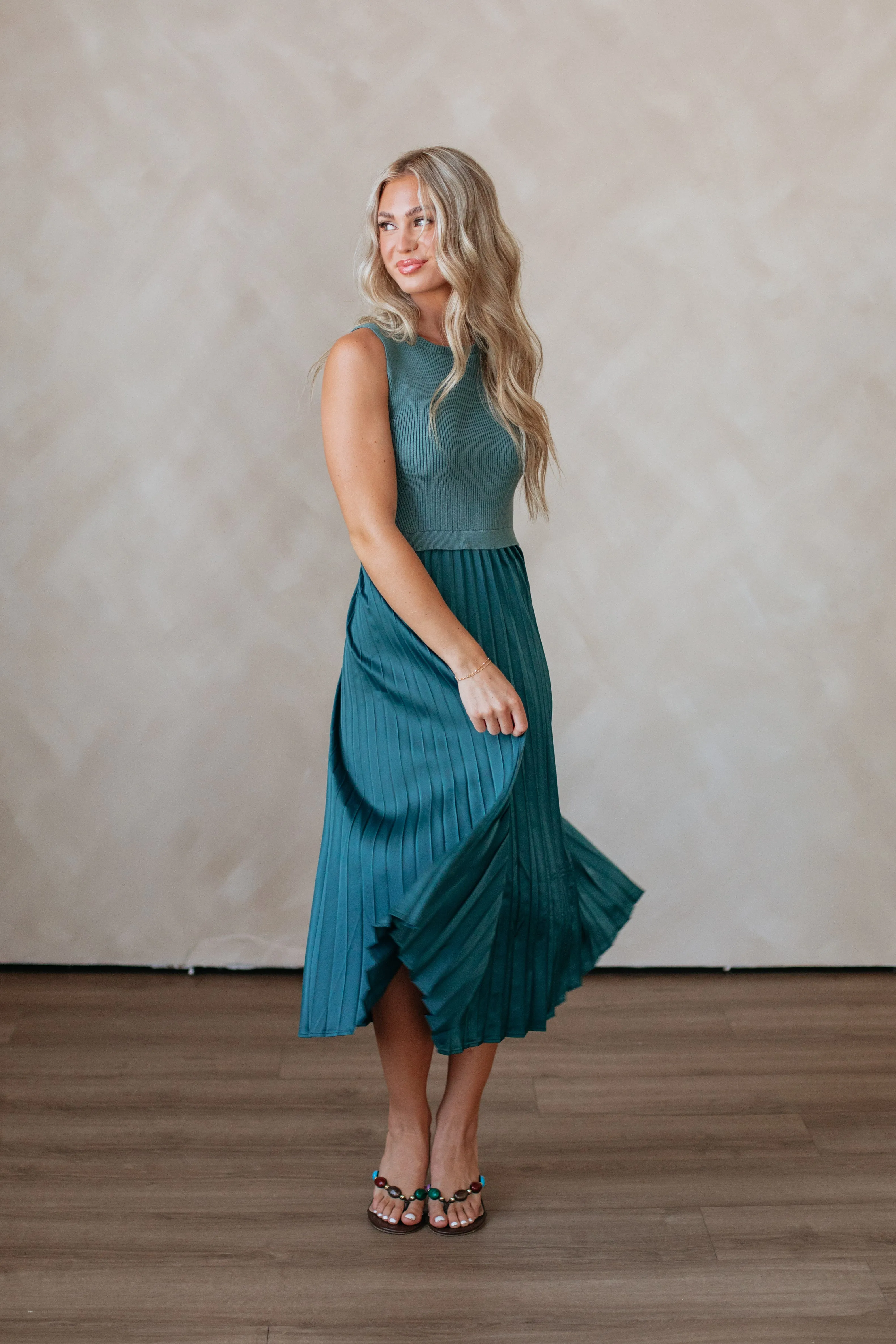 Eliana Midi Dress sold by Wild Oak Boutique