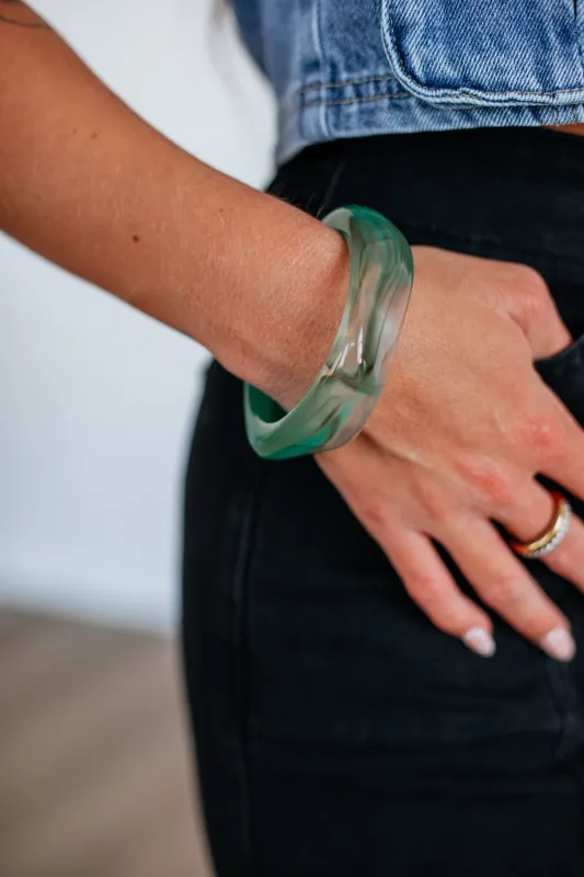 Aurora Swirl Bangle Bracelet sold by Wild Oak Boutique