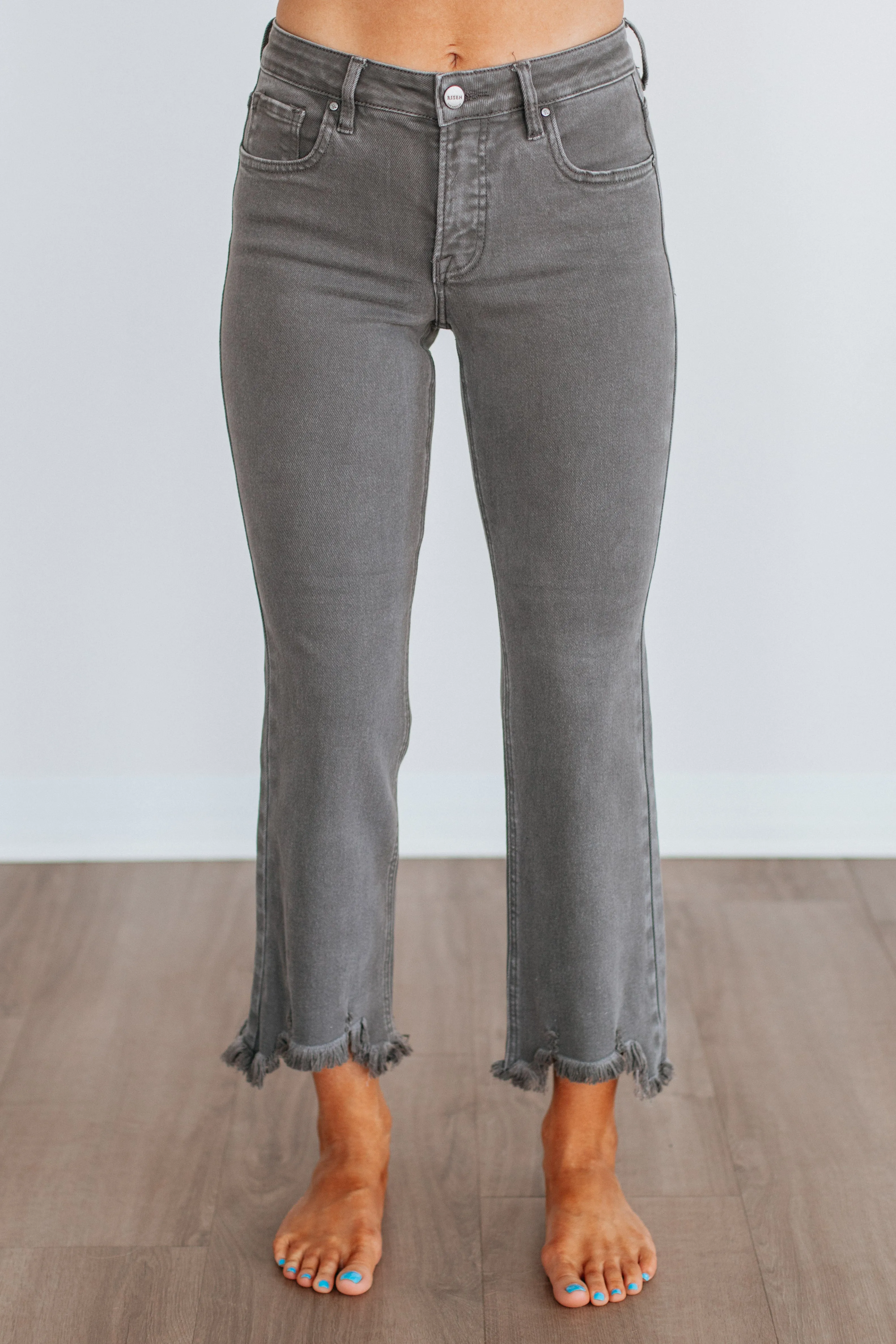 Neona Risen Jeans - Charcoal sold by Wild Oak Boutique product image thumbnail 3