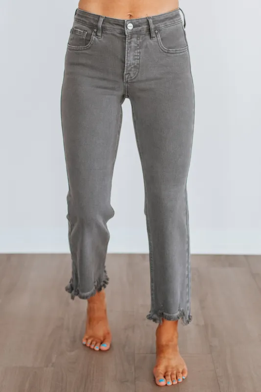 Neona Risen Jeans - Charcoal sold by Wild Oak Boutique