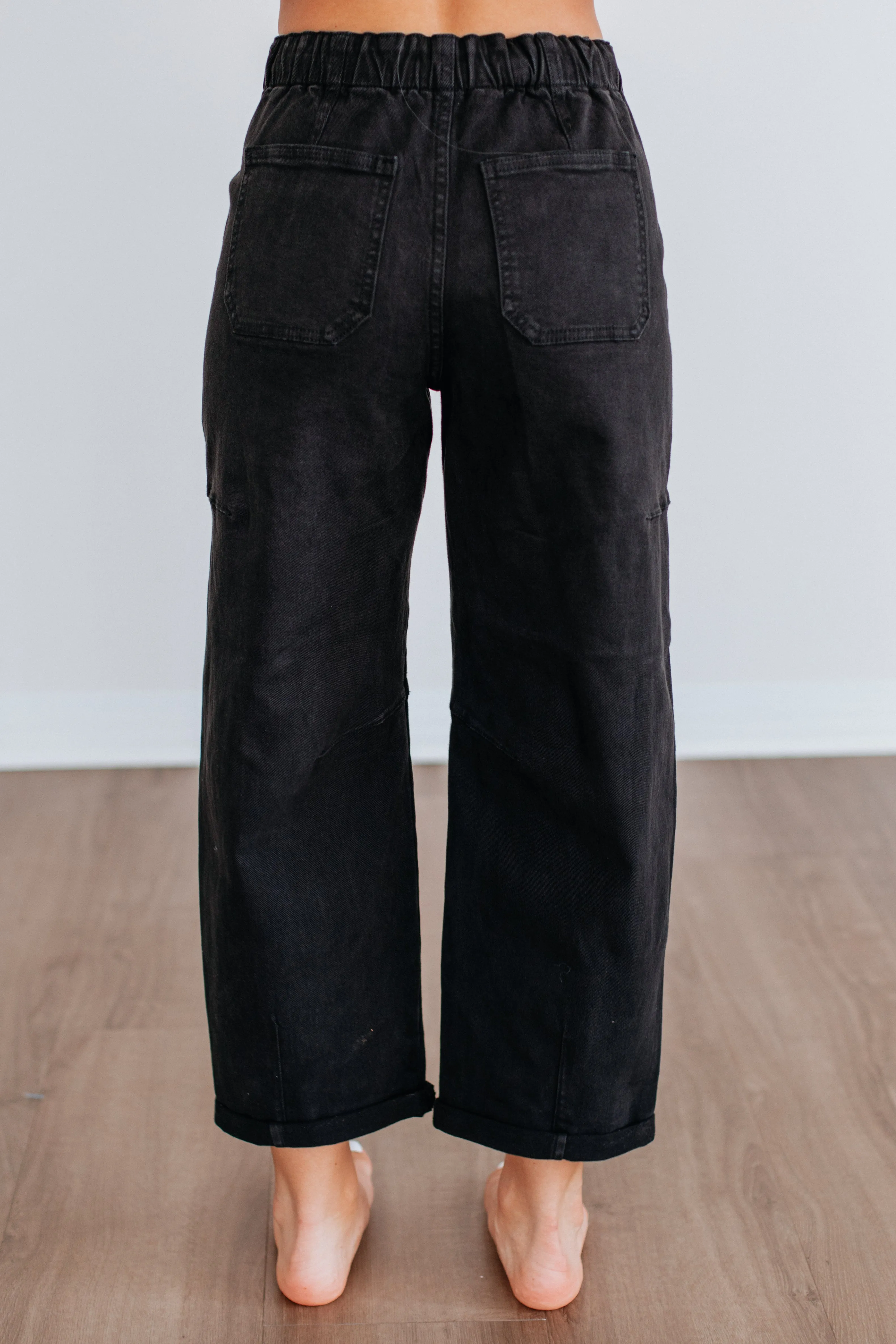 Kodi Risen Cargo Jeans - Black sold by Wild Oak Boutique product image thumbnail 4
