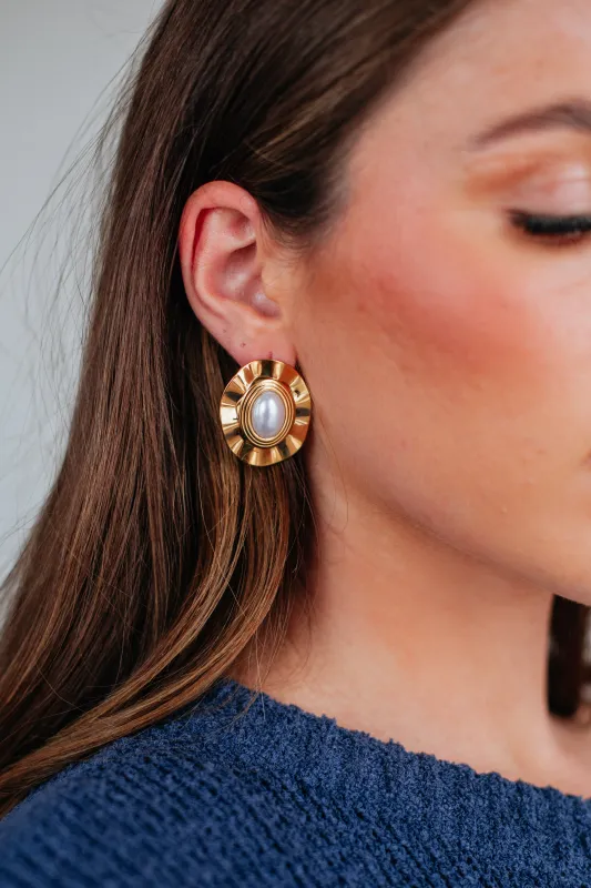 Fiona Pearl Earrings made by Wild Oak Boutique