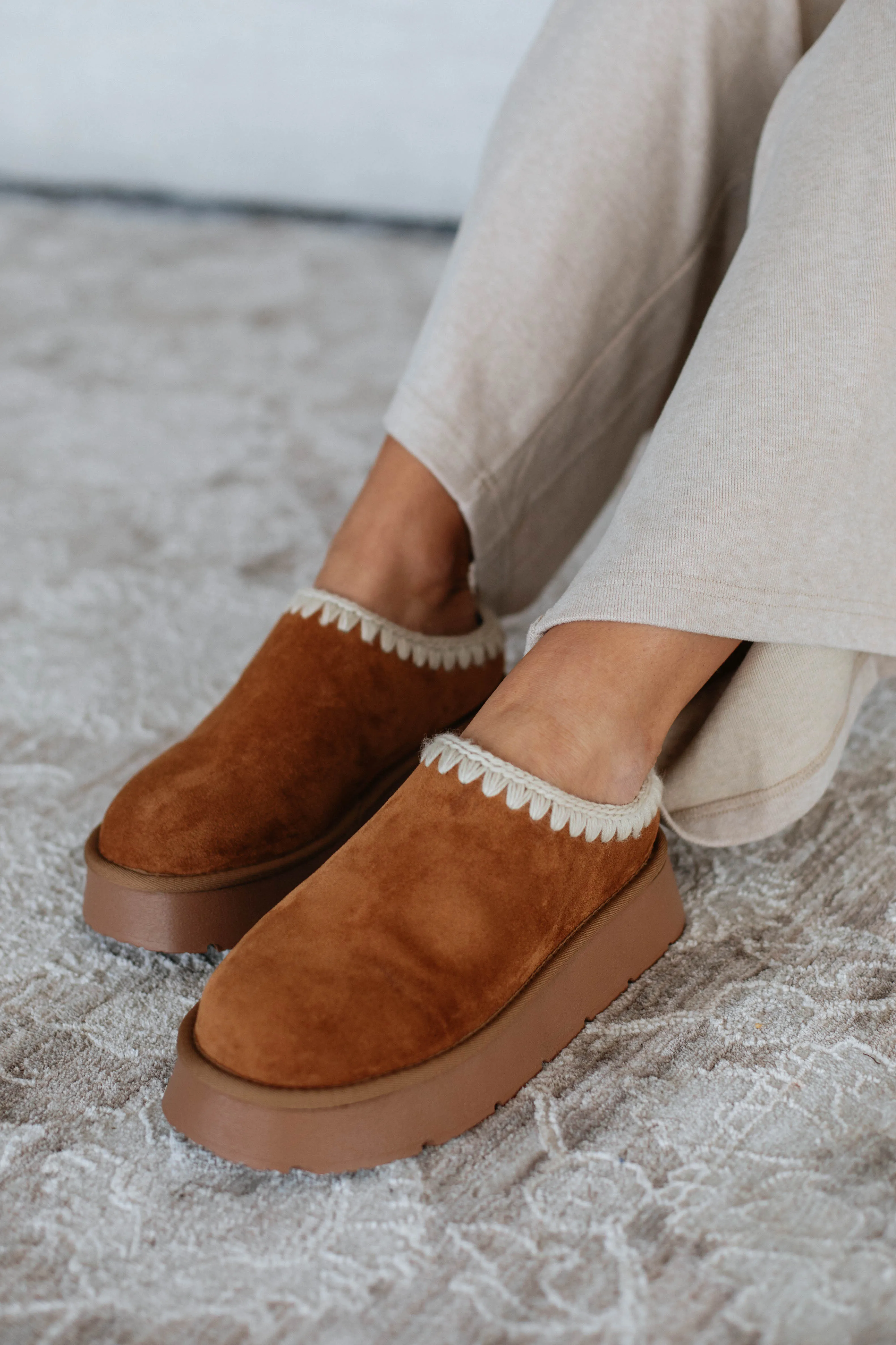 Tread Softly Platform Slippers sold by Wild Oak Boutique