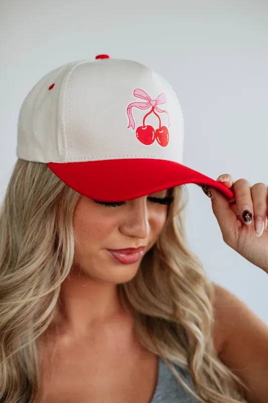 Cherry On Top Trucker Hat sold by Wild Oak Boutique