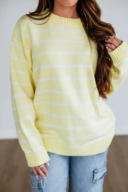 Yasmeen Striped Sweater sold by Wild Oak Boutique
