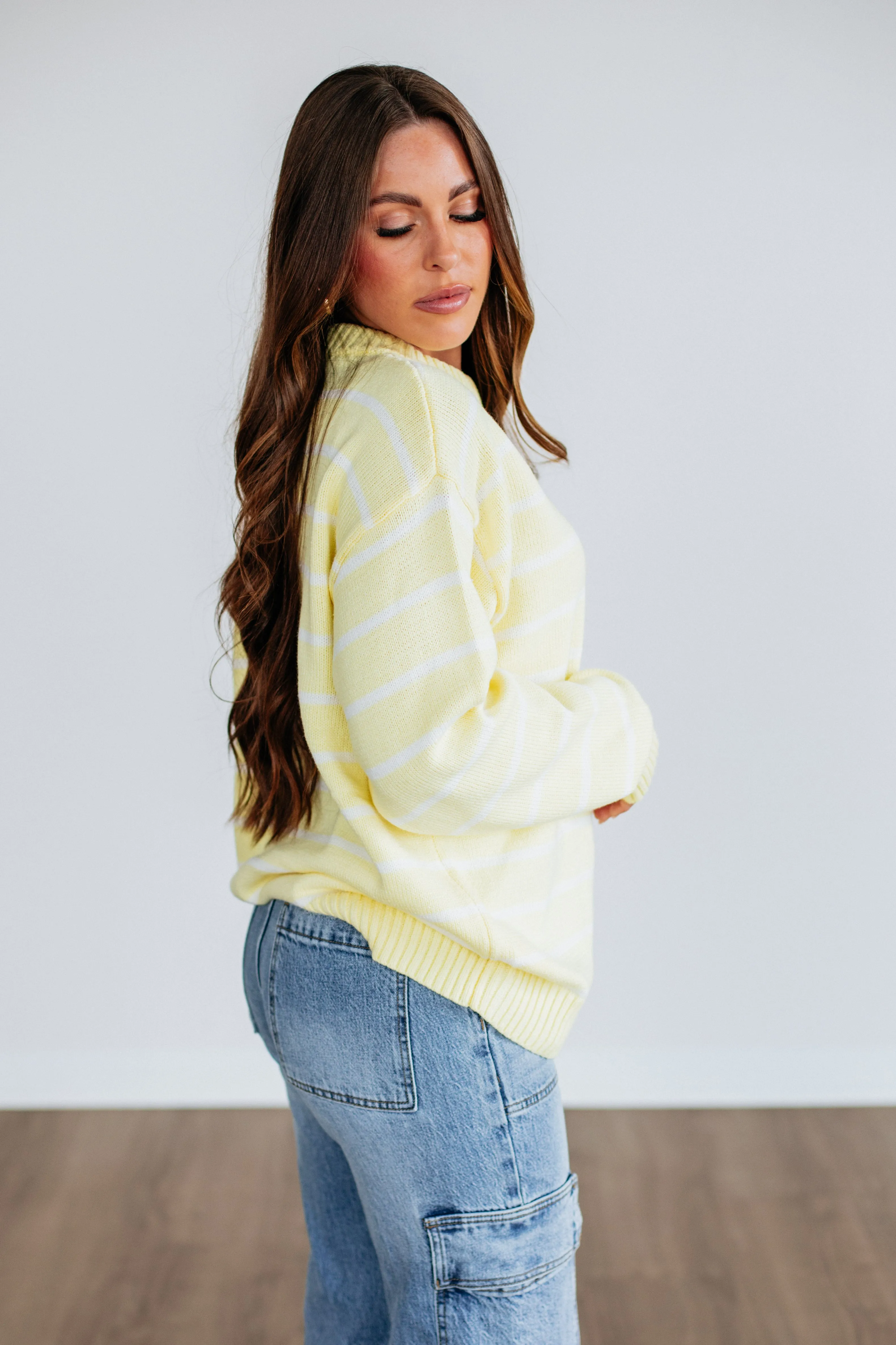 Yasmeen Striped Sweater sold by Wild Oak Boutique product image thumbnail 5