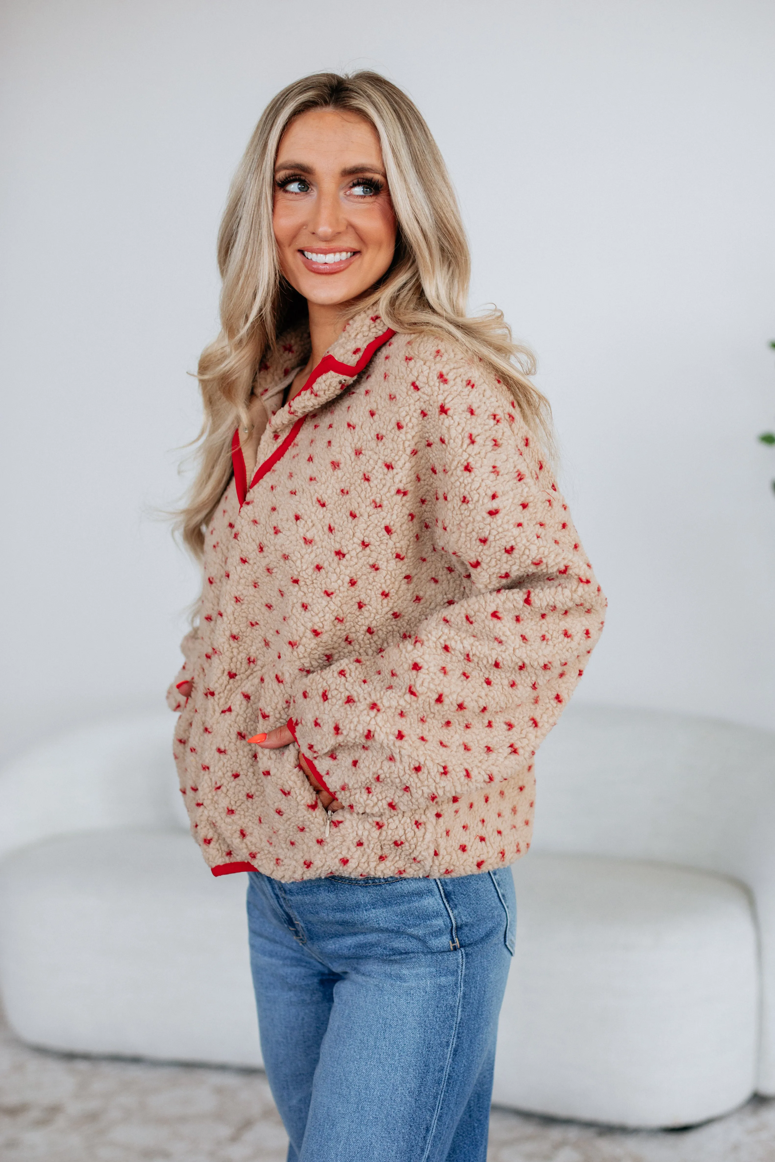 Taja Sherpa Pullover sold by Wild Oak Boutique product image thumbnail 4