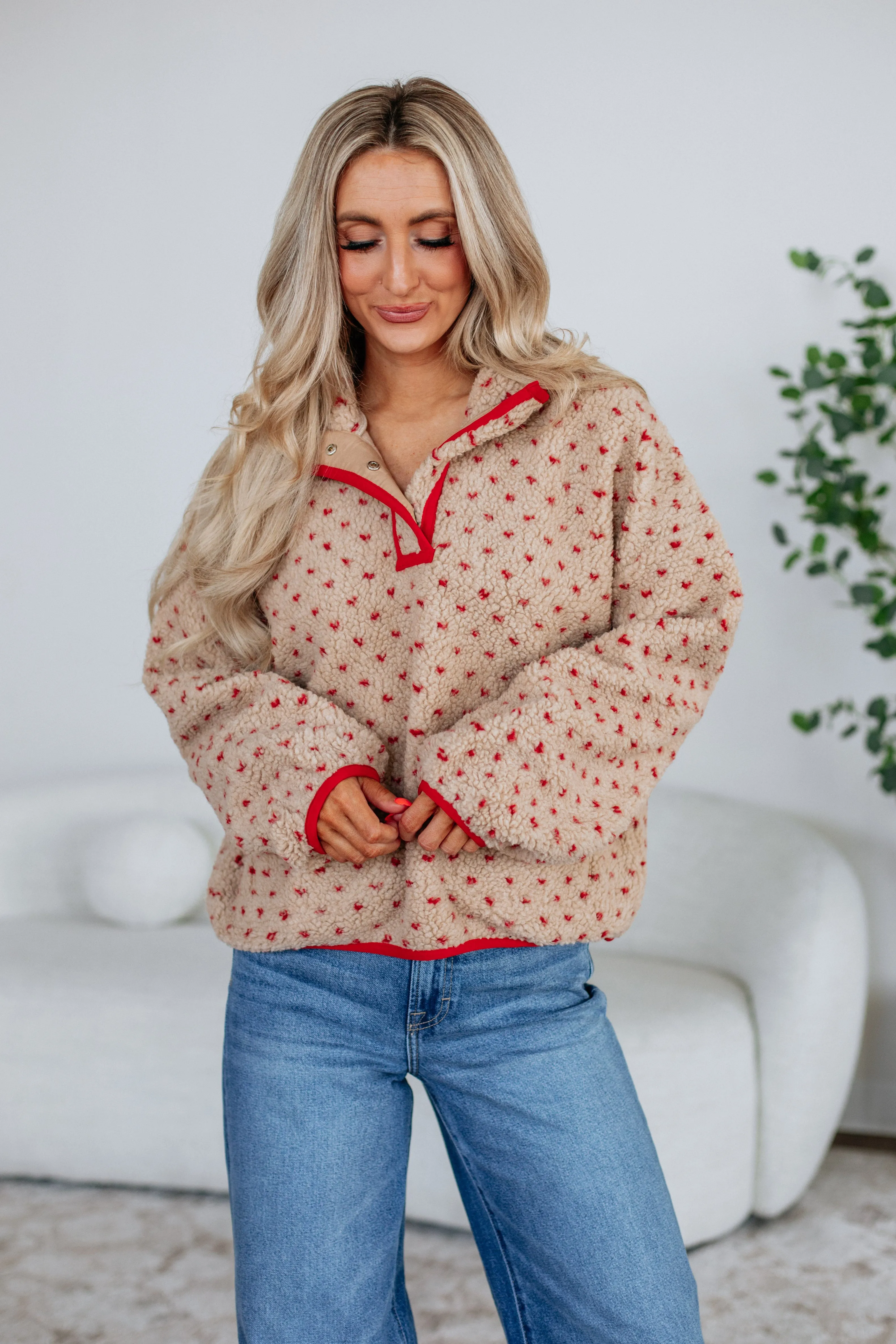 Taja Sherpa Pullover sold by Wild Oak Boutique product image thumbnail 2