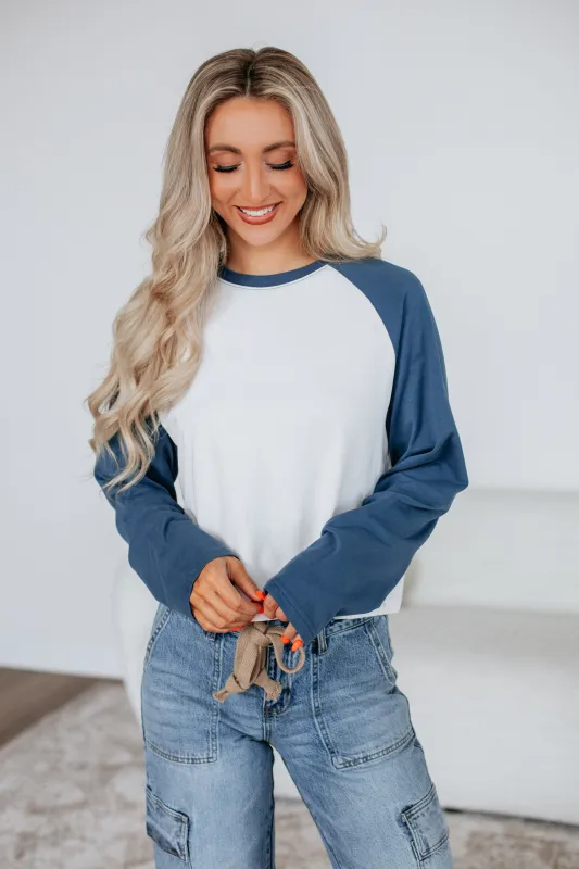 Mason Raglan Tee sold by Wild Oak Boutique