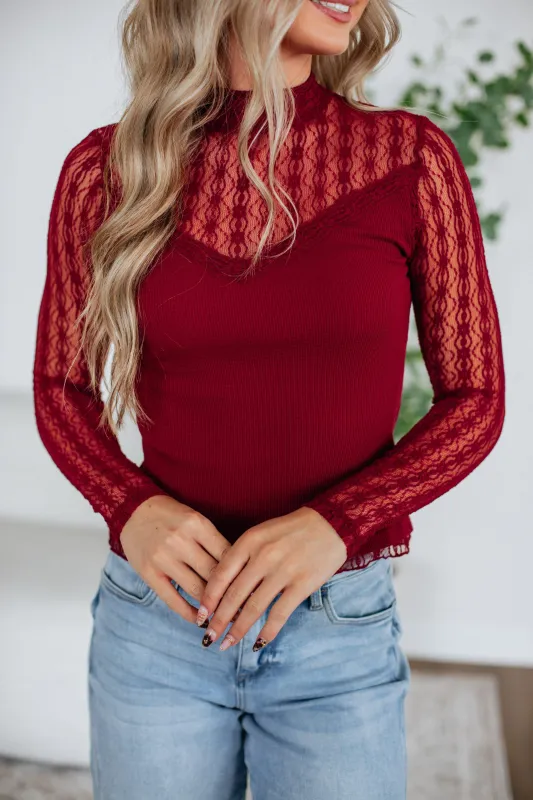 Katrina Lace Top sold by Wild Oak Boutique
