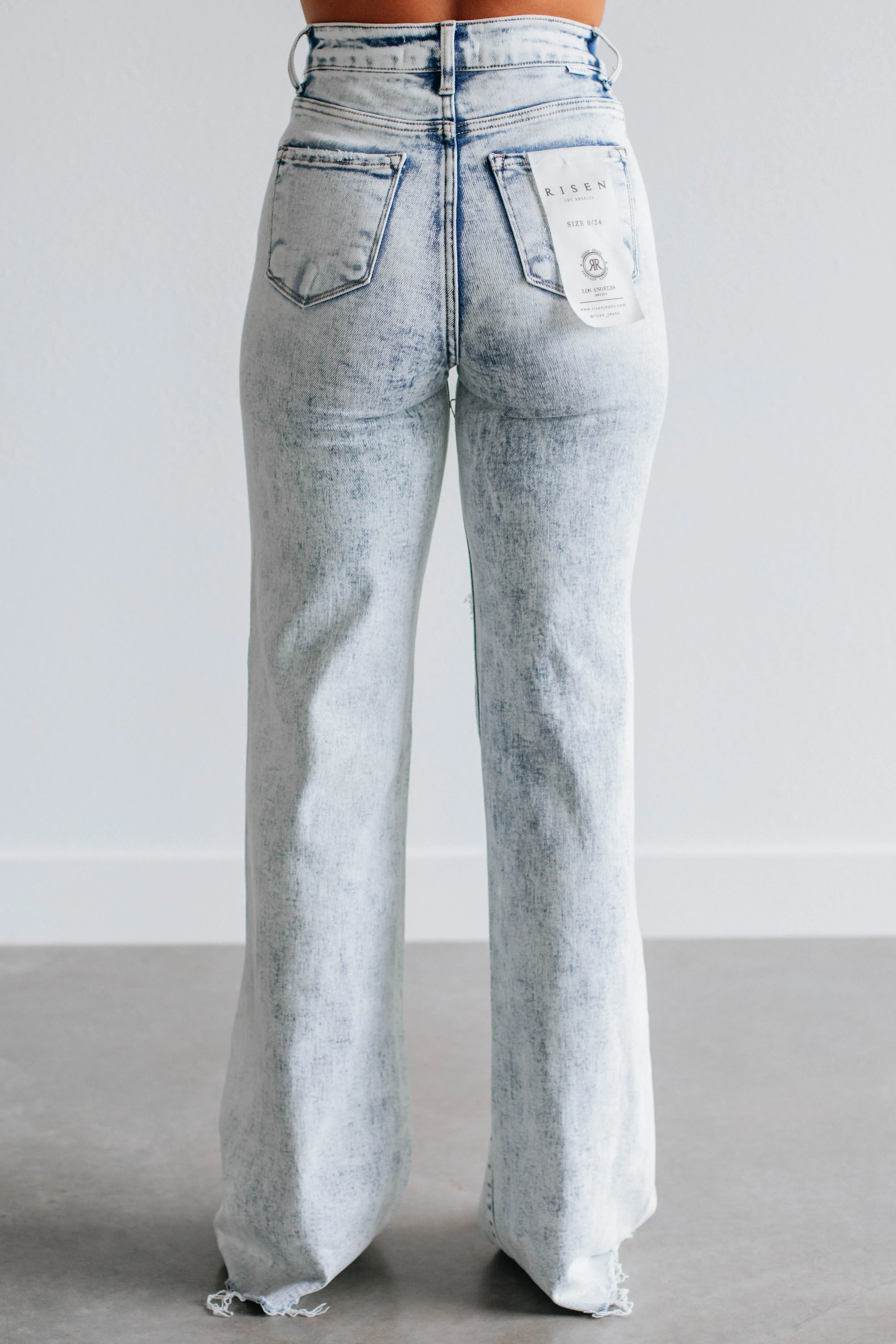 Avril Risen Jeans - Vintage Light Wash sold by Wild Oak Boutique product image thumbnail 5