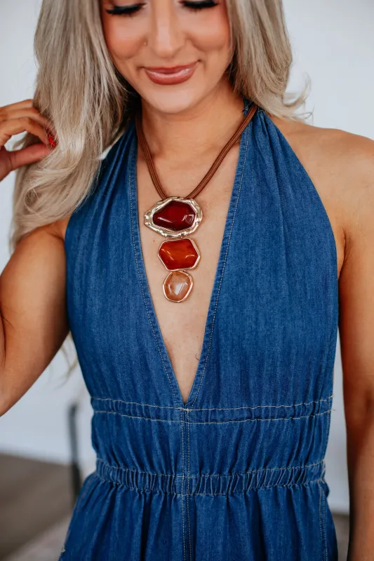 Making A Statement Necklace sold by Wild Oak Boutique