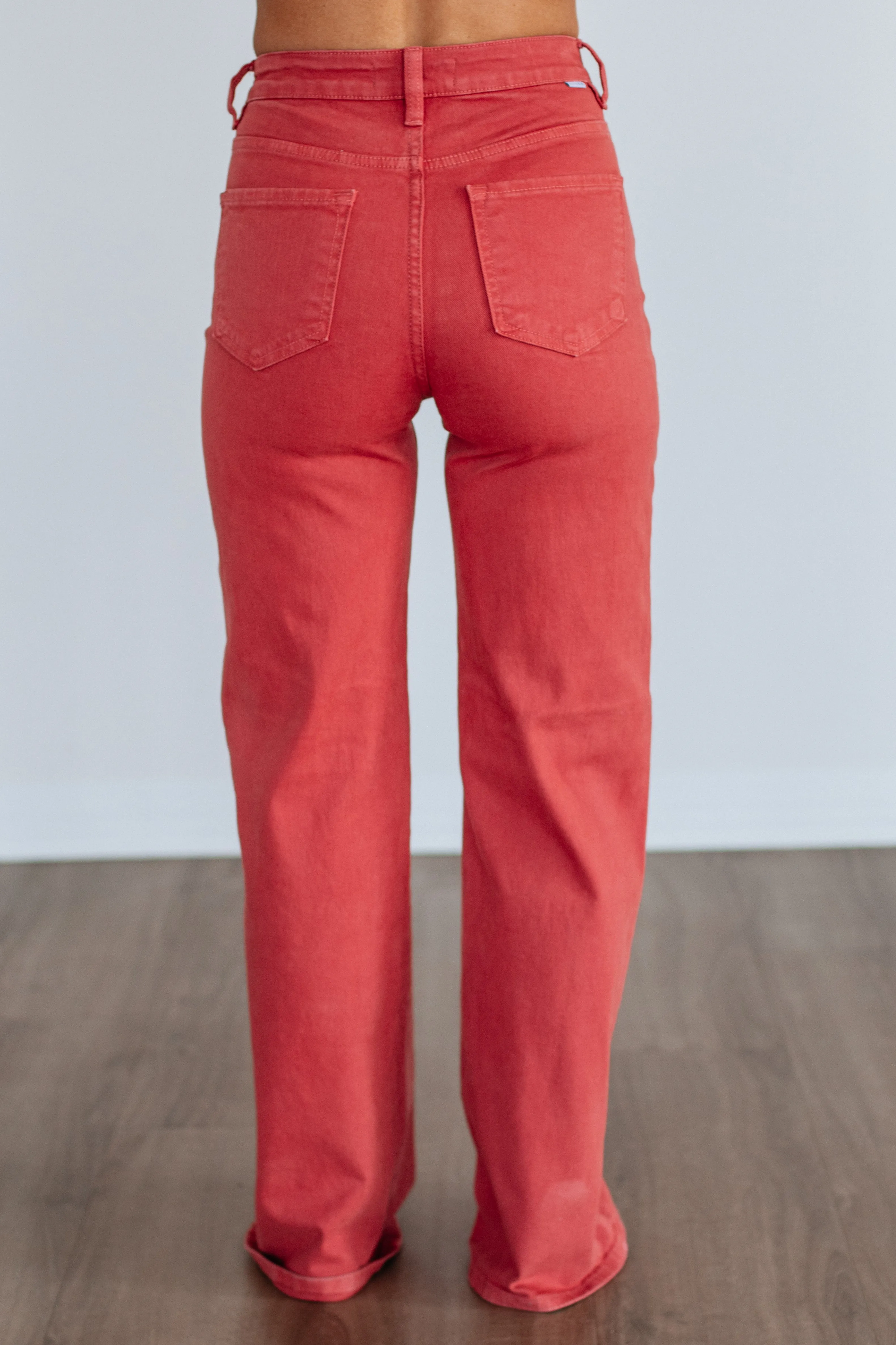Kenna Risen Jeans - Brick sold by Wild Oak Boutique product image thumbnail 4