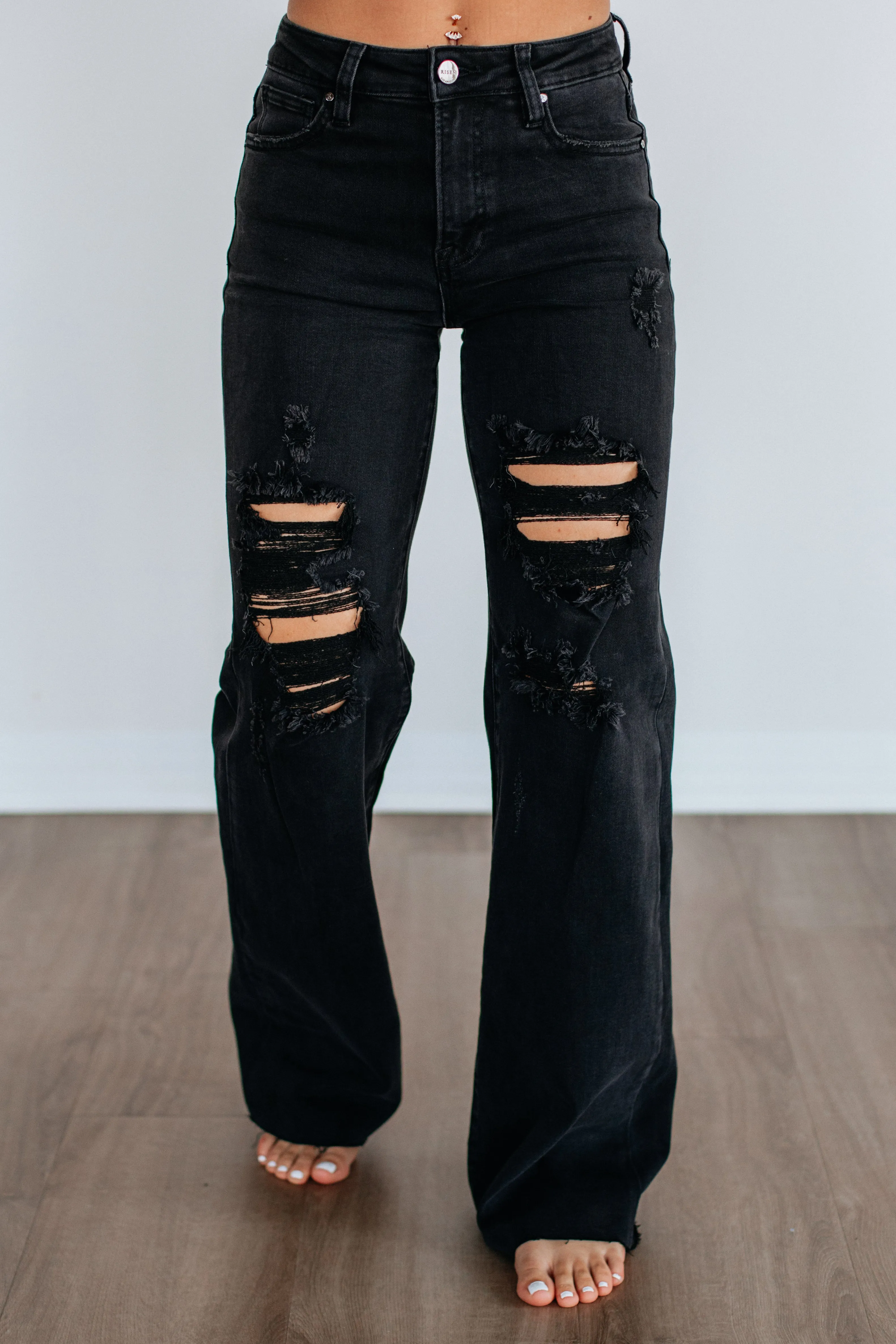 Avril Risen Jeans - Vintage Black sold by Wild Oak Boutique