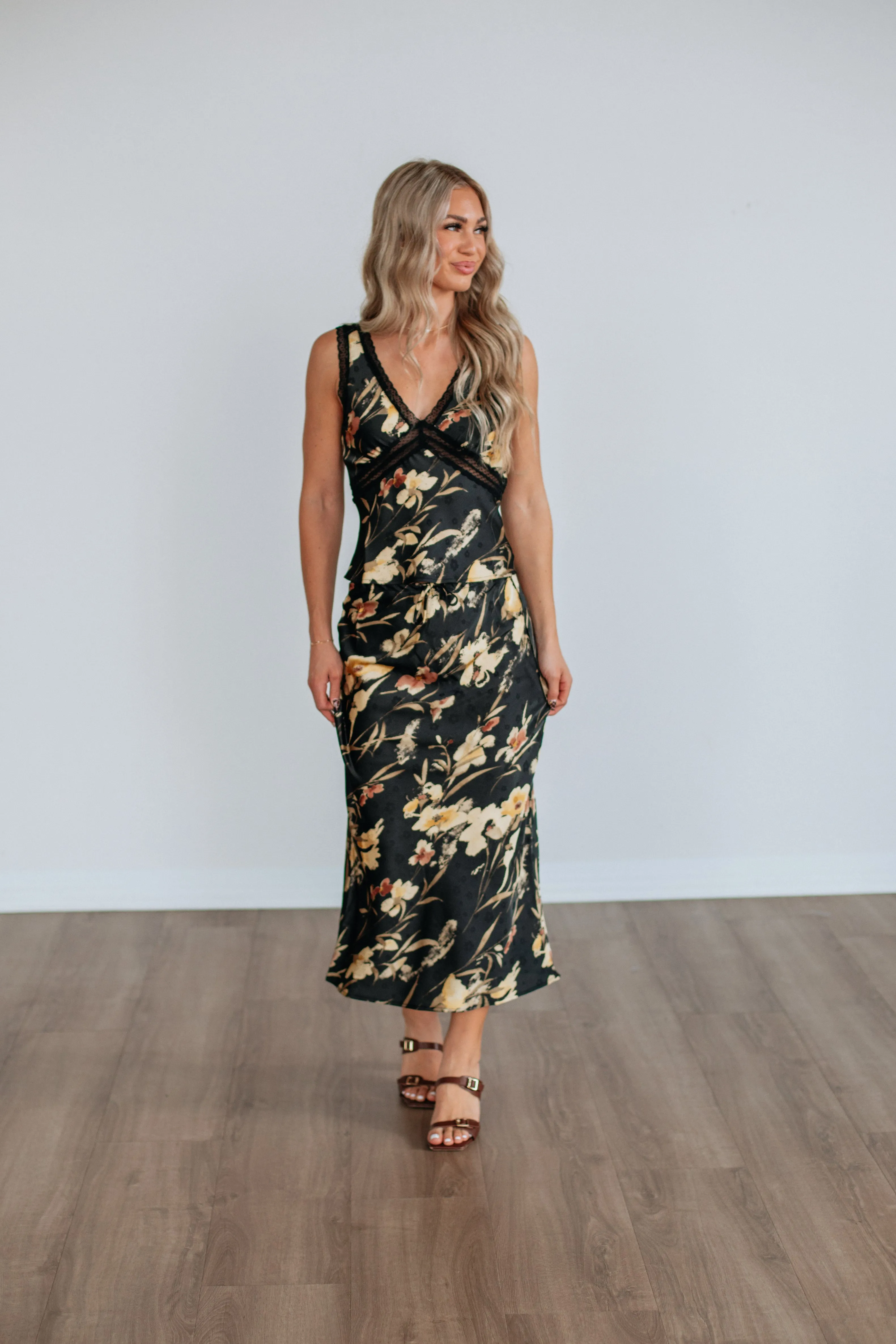 Senna Midi Skirt sold by Wild Oak Boutique product image thumbnail 2