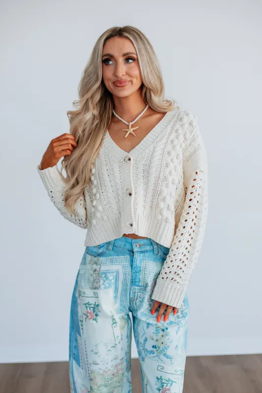 Jenica Textured Cardigan sold by Wild Oak Boutique