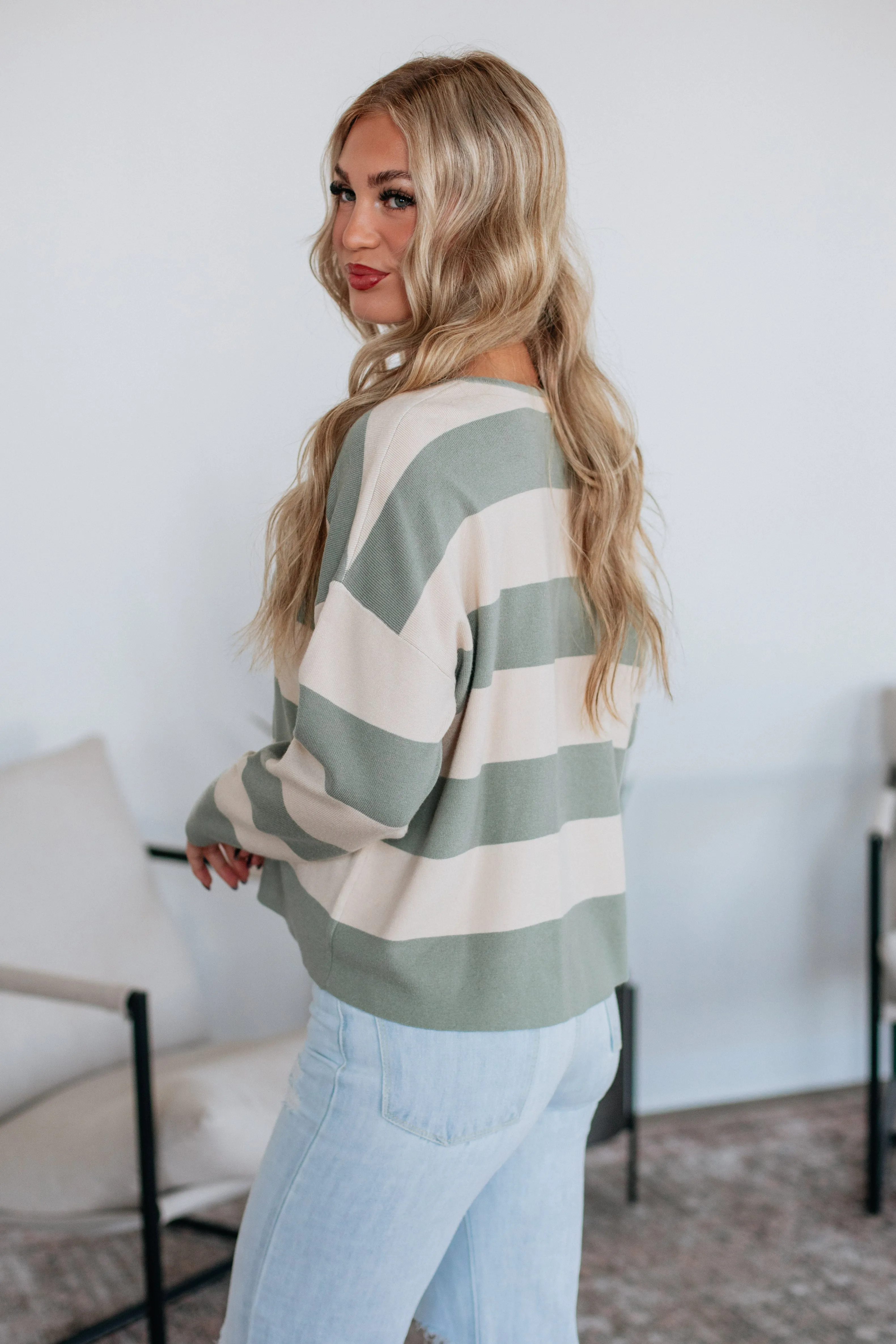 Janise Striped Sweater sold by Wild Oak Boutique product image thumbnail 2