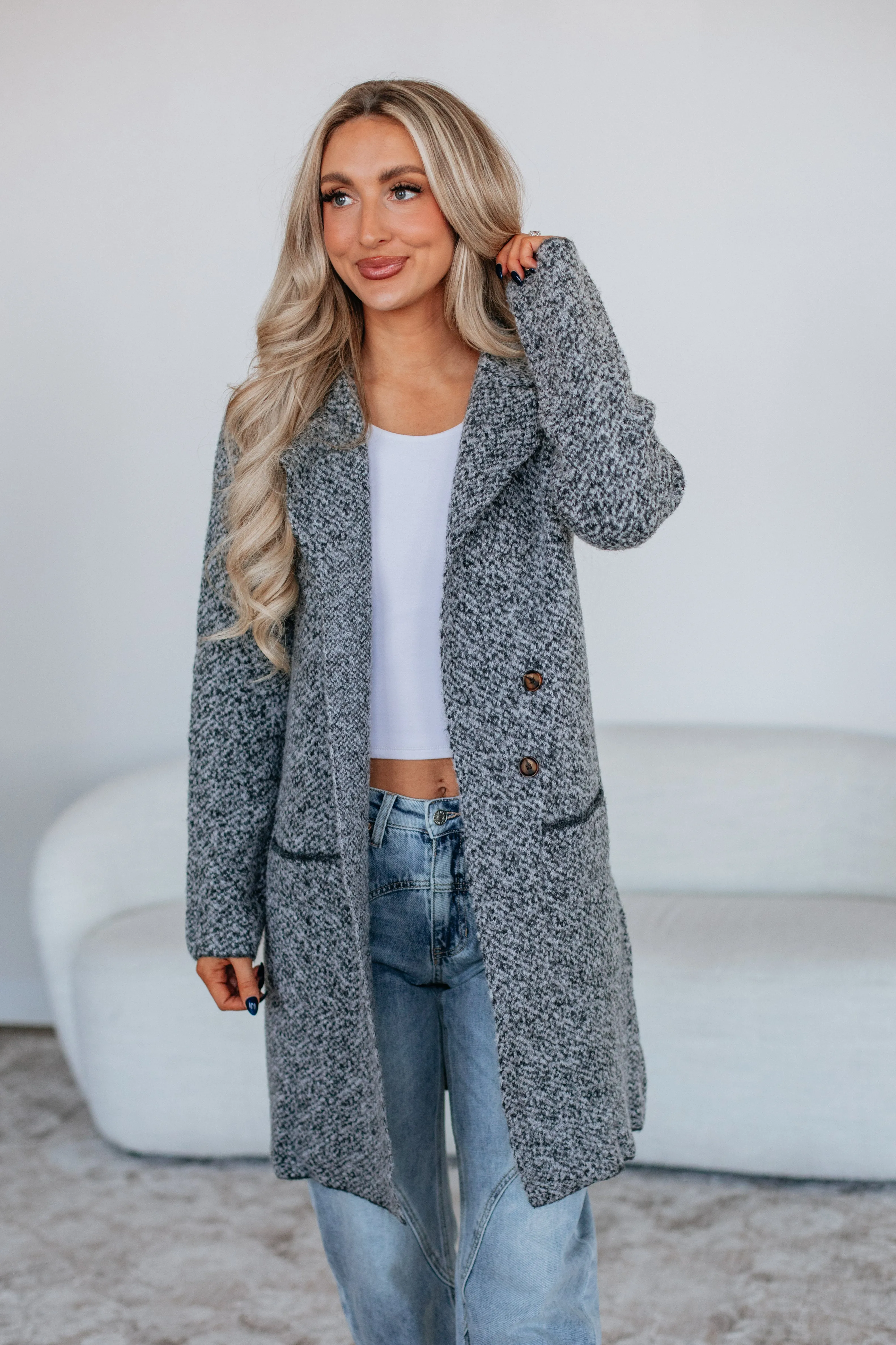 Darcy Knit Coatigan sold by Wild Oak Boutique product image thumbnail 3