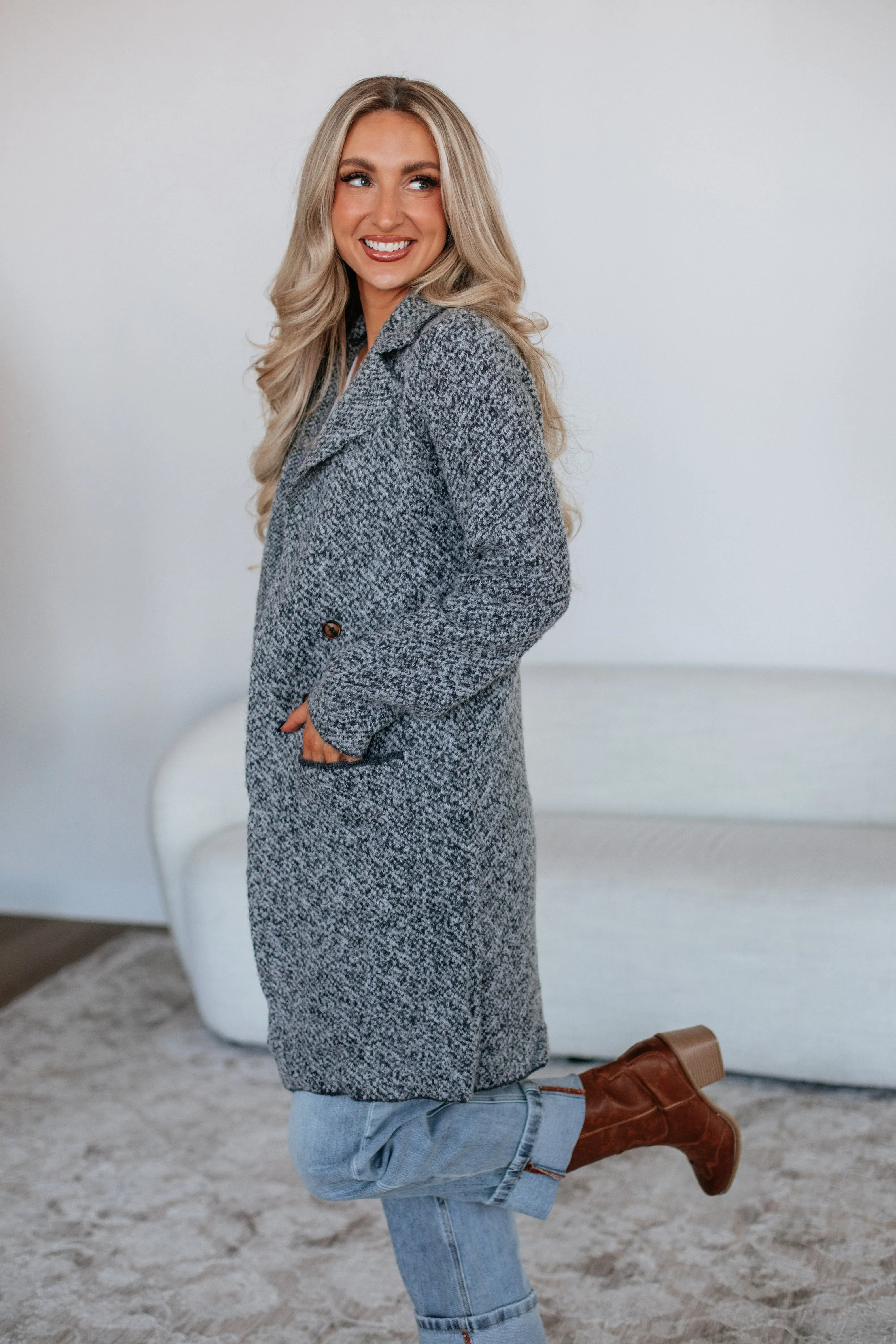 Darcy Knit Coatigan sold by Wild Oak Boutique product image thumbnail 2