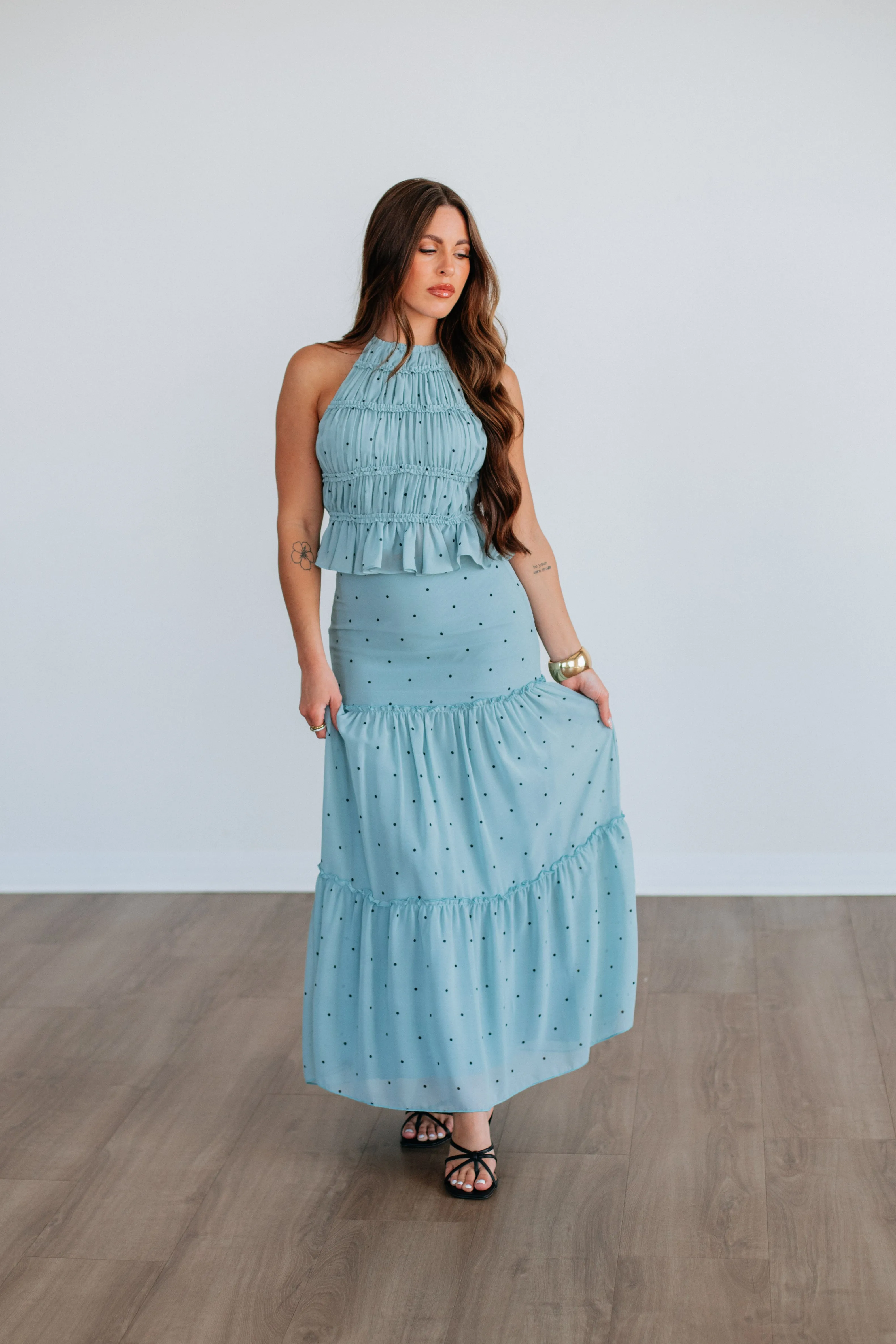 Spot On Maxi Skirt sold by Wild Oak Boutique product image thumbnail 4