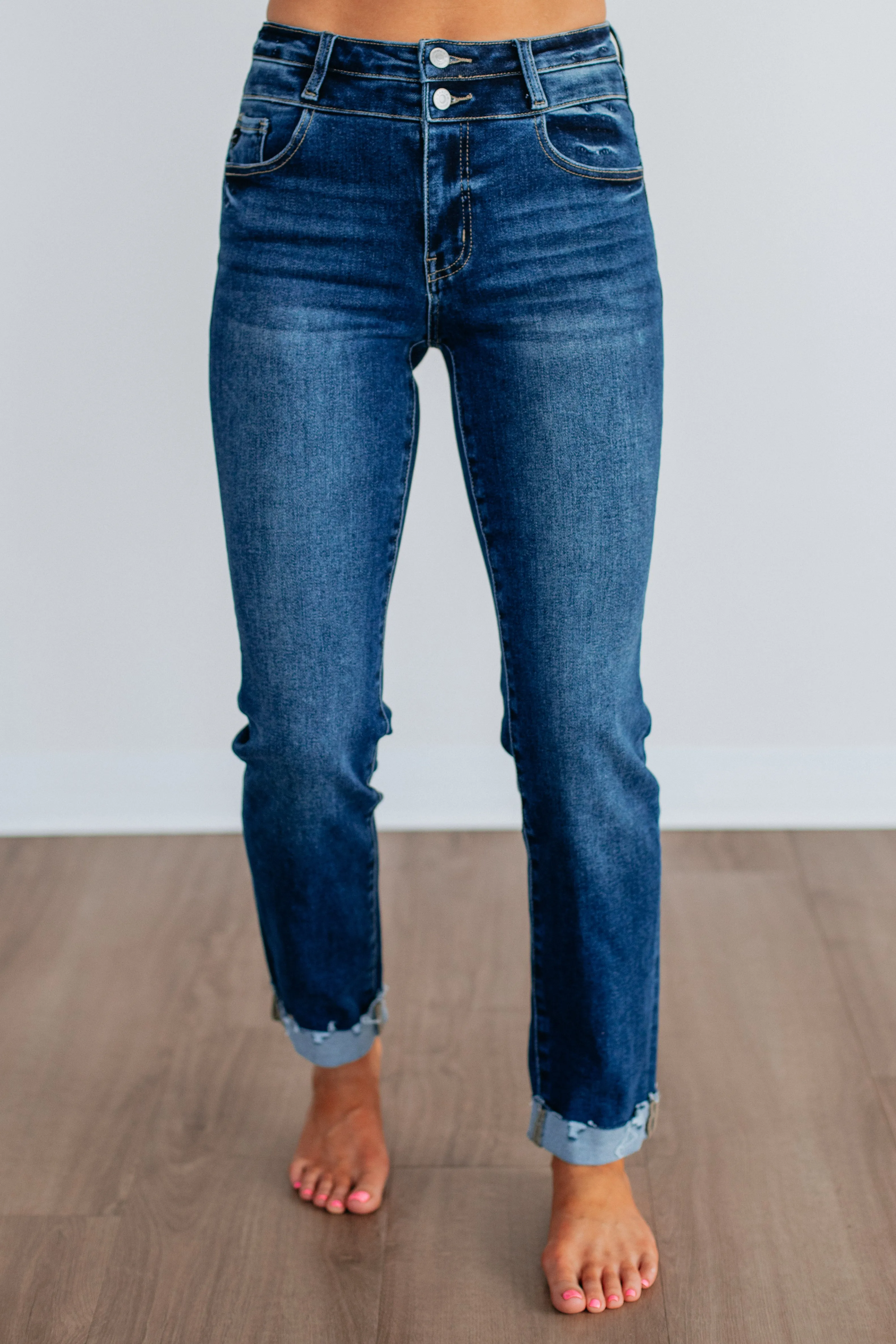 Carlin KanCan Jeans - Dark Wash sold by Wild Oak Boutique