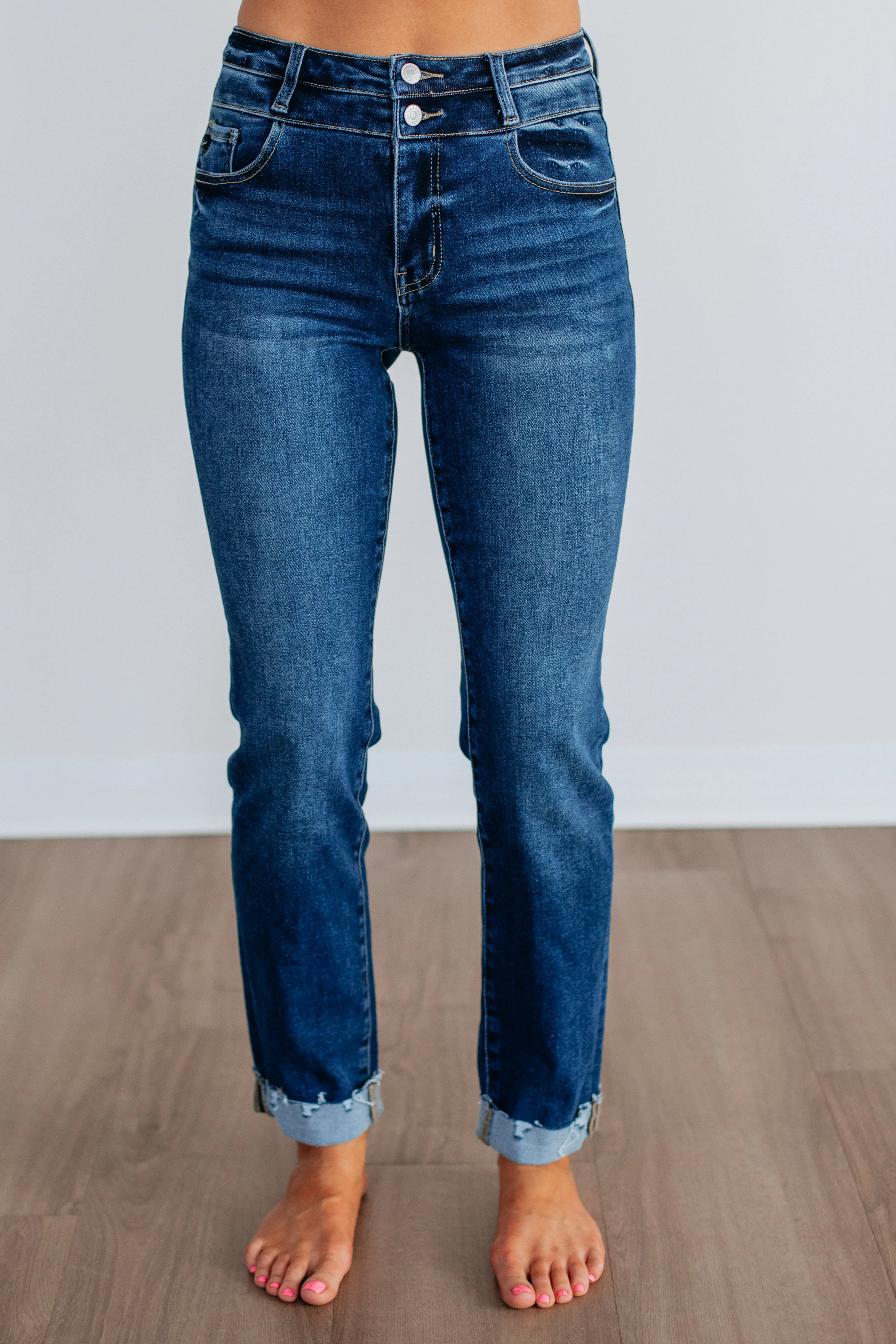 Carlin KanCan Jeans - Dark Wash sold by Wild Oak Boutique product image thumbnail 3