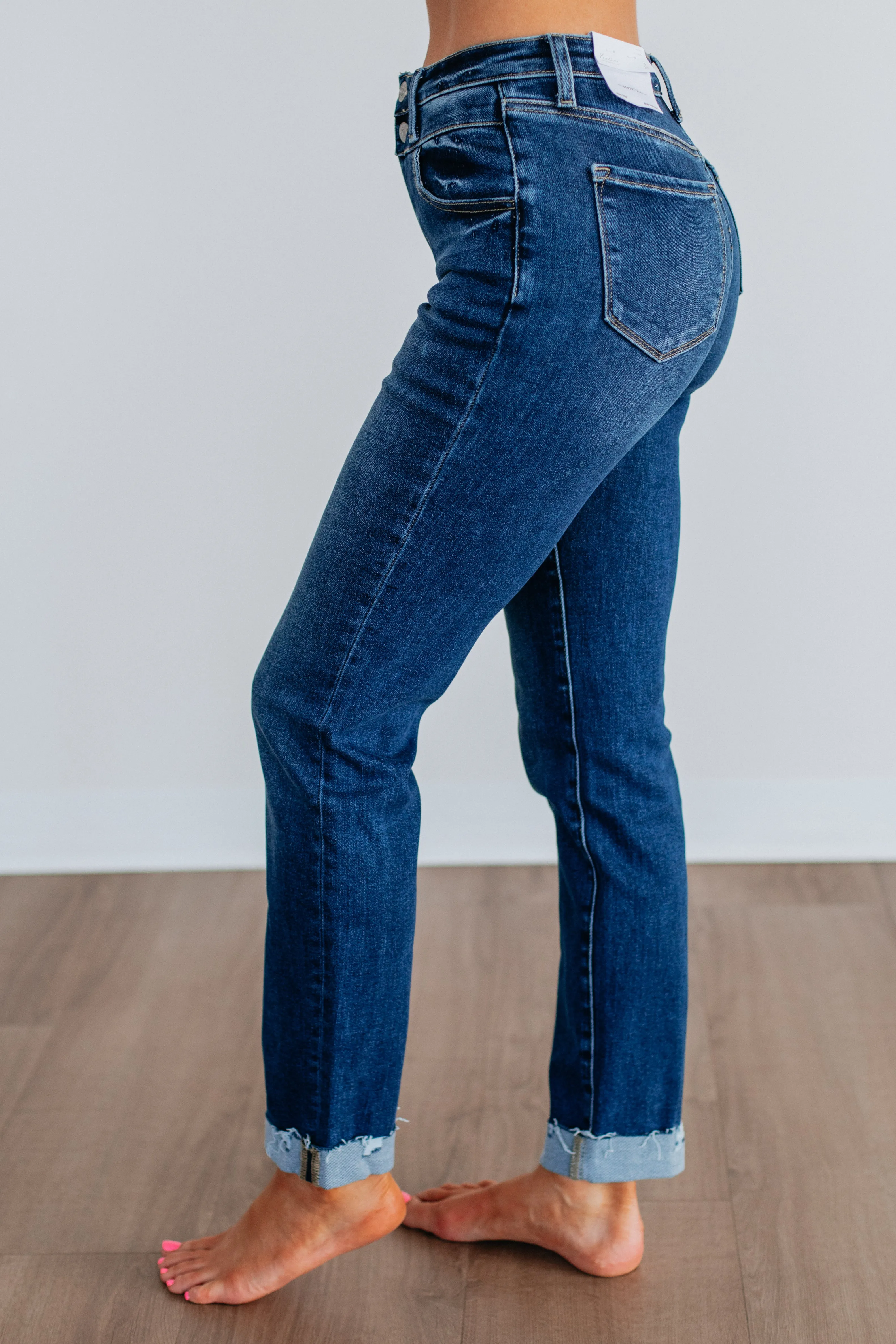 Carlin KanCan Jeans - Dark Wash sold by Wild Oak Boutique product image thumbnail 2