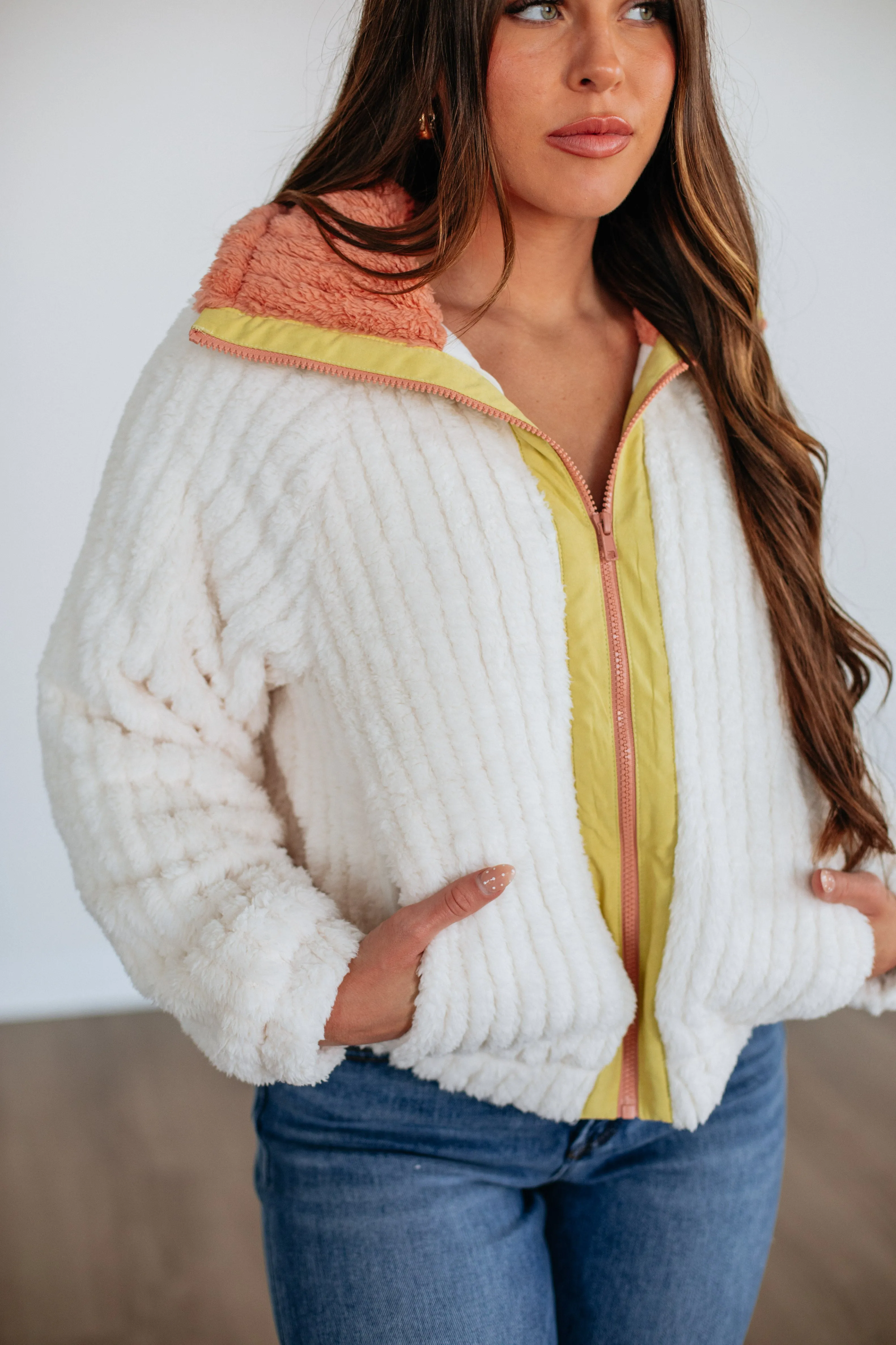 Lauri Sherpa Jacket sold by Wild Oak Boutique