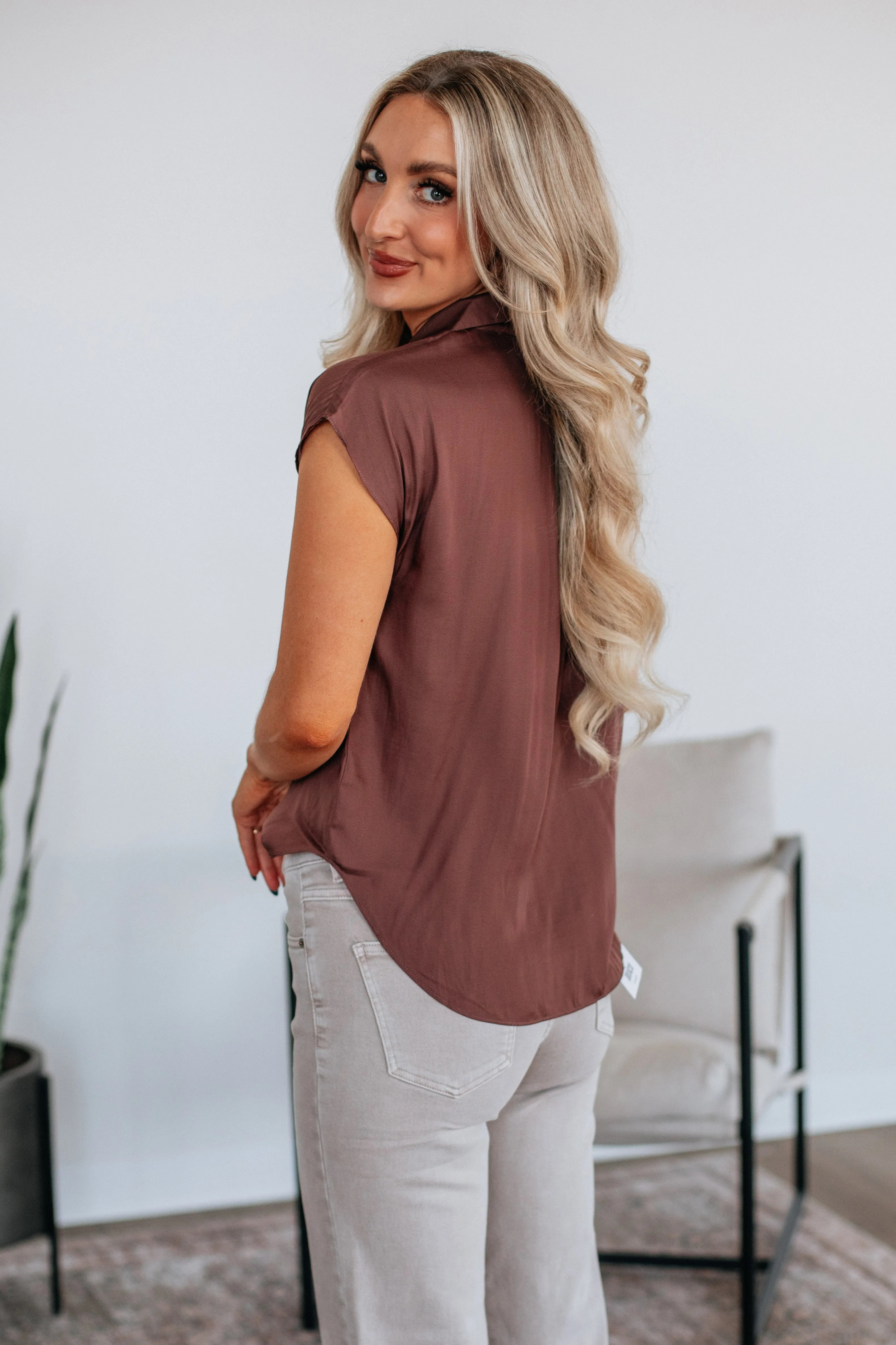 Kym Button Down Blouse sold by Wild Oak Boutique product image thumbnail 5