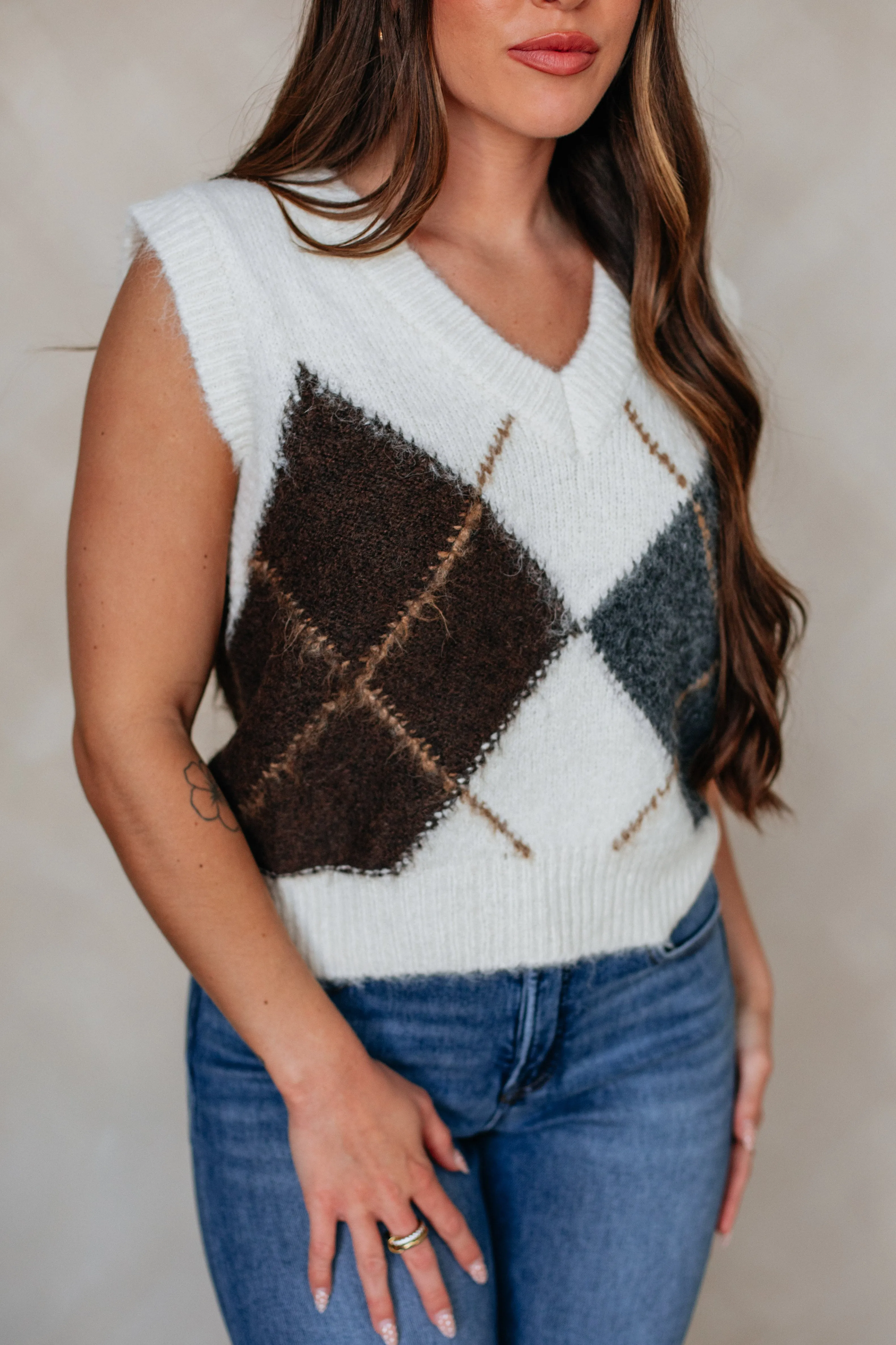 Kaelan Sweater Vest sold by Wild Oak Boutique product image thumbnail 3