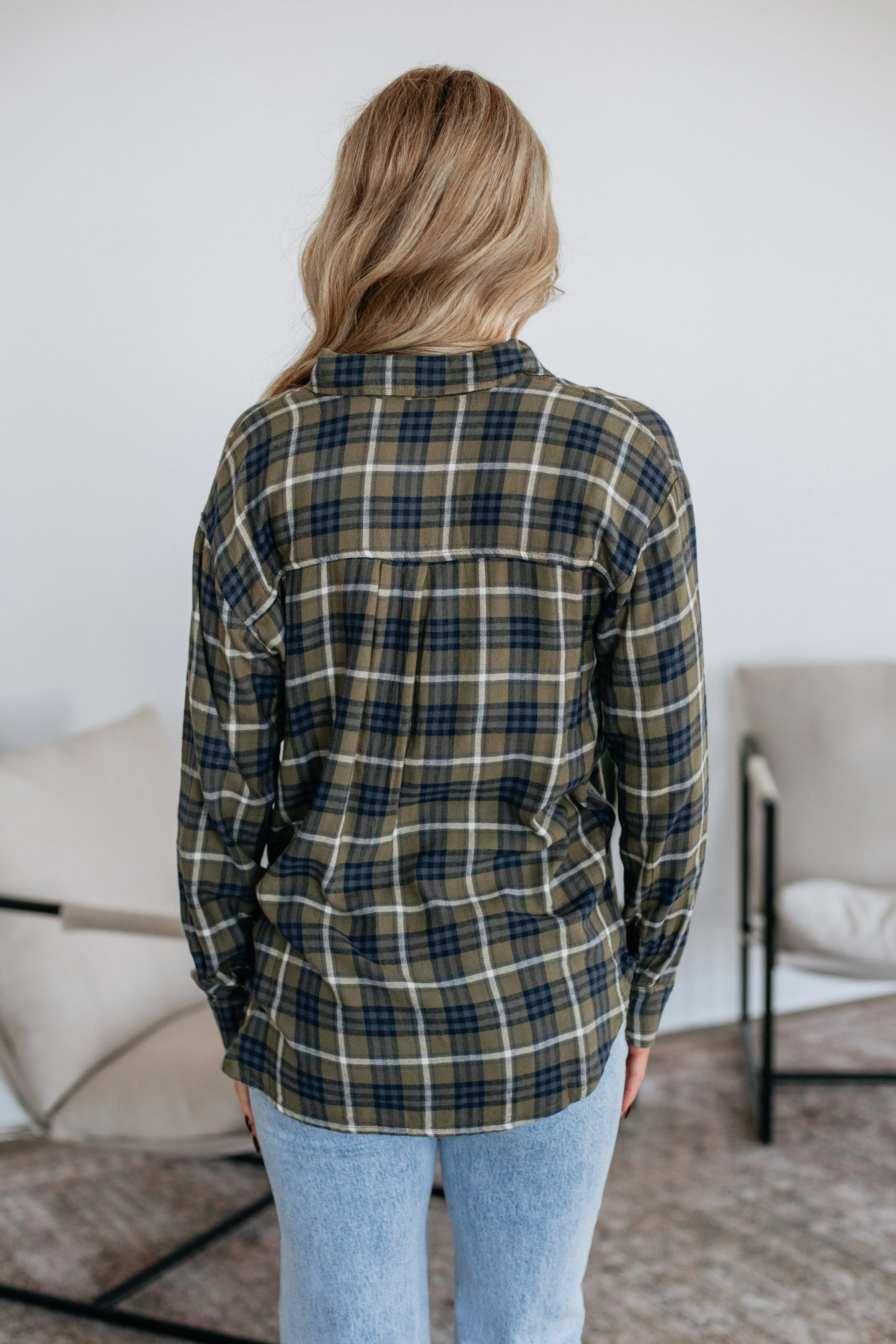 Fischer Flannel Top sold by Wild Oak Boutique product image thumbnail 5