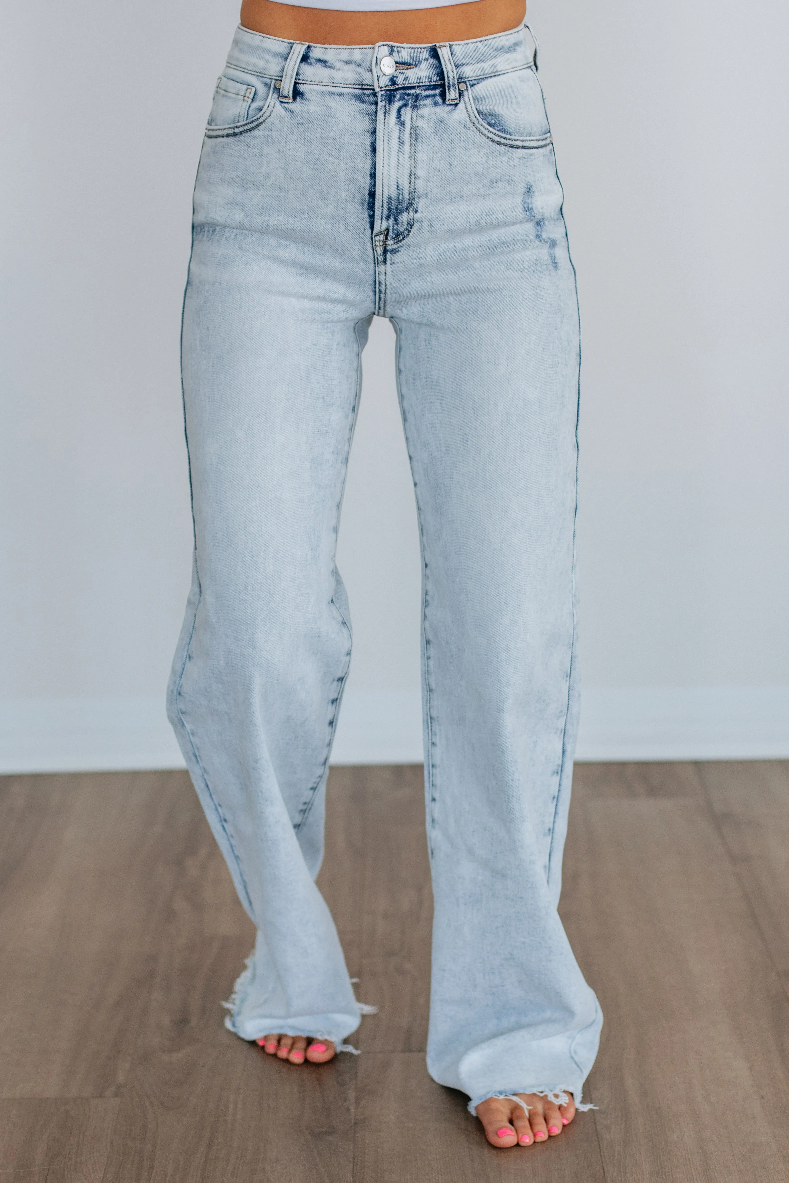 Stormie Risen Jeans - Vintage Light Wash sold by Wild Oak Boutique product image thumbnail 5