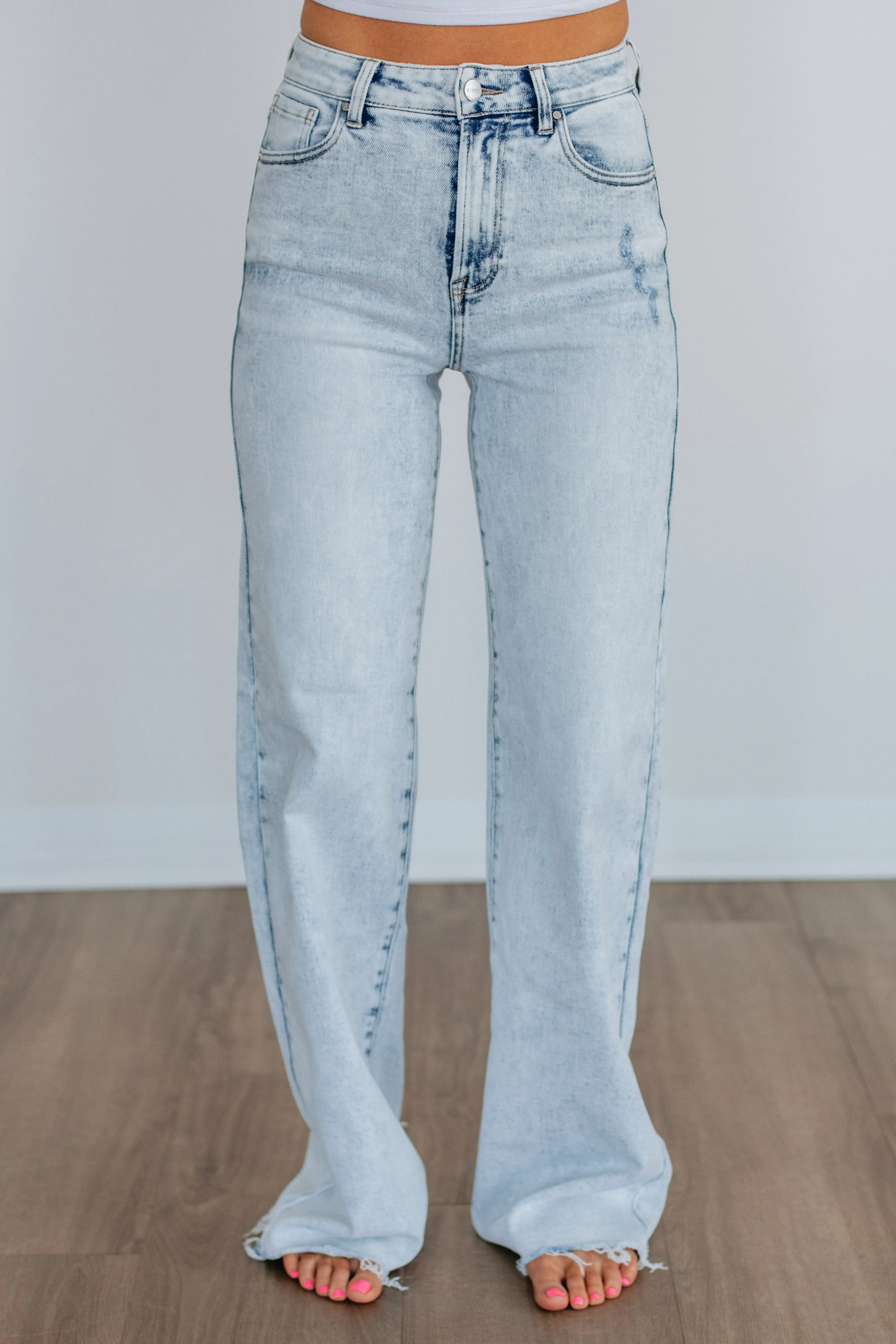 Stormie Risen Jeans - Vintage Light Wash sold by Wild Oak Boutique product image thumbnail 3