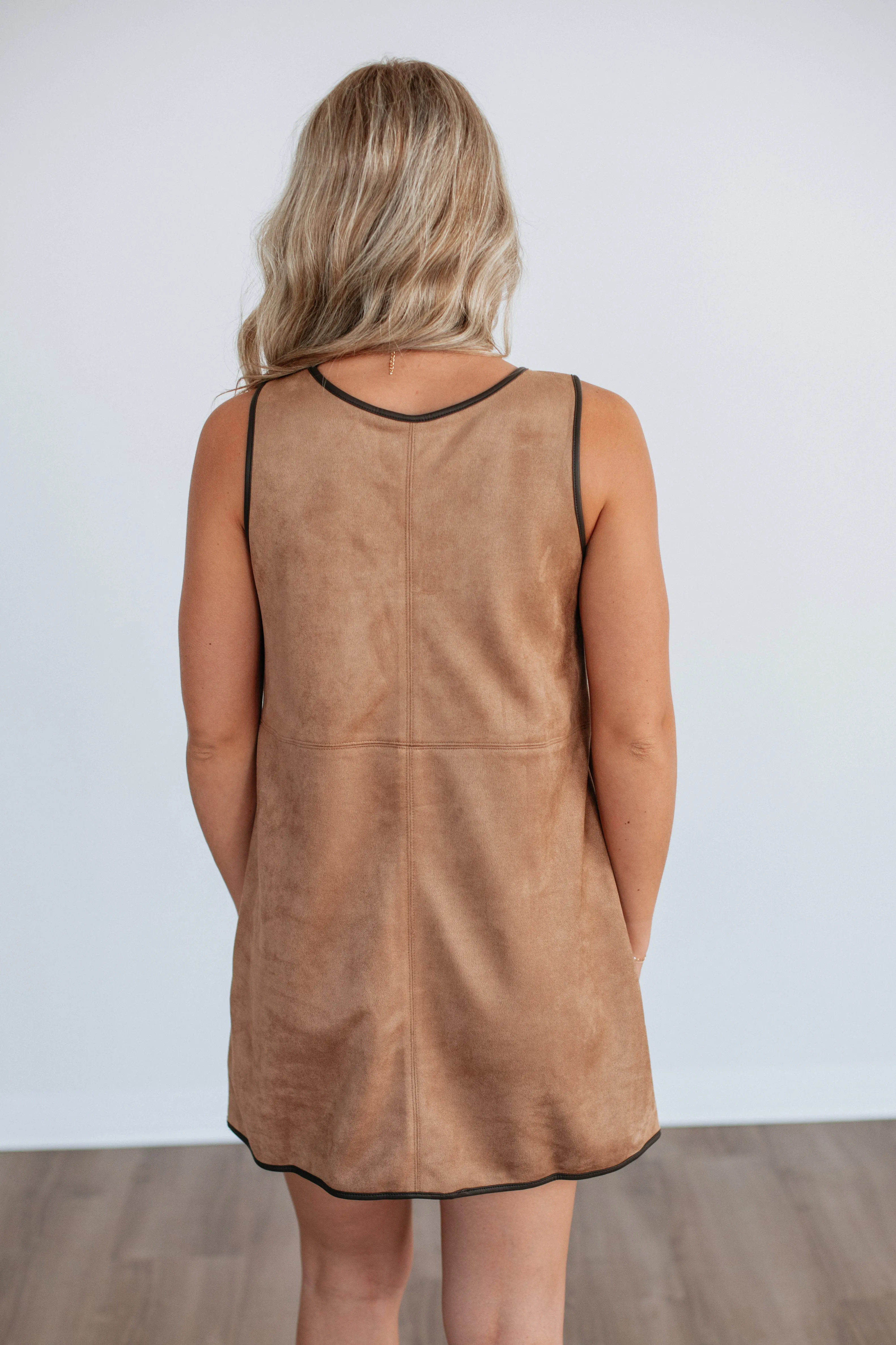 Lien Suede Dress sold by Wild Oak Boutique product image thumbnail 4