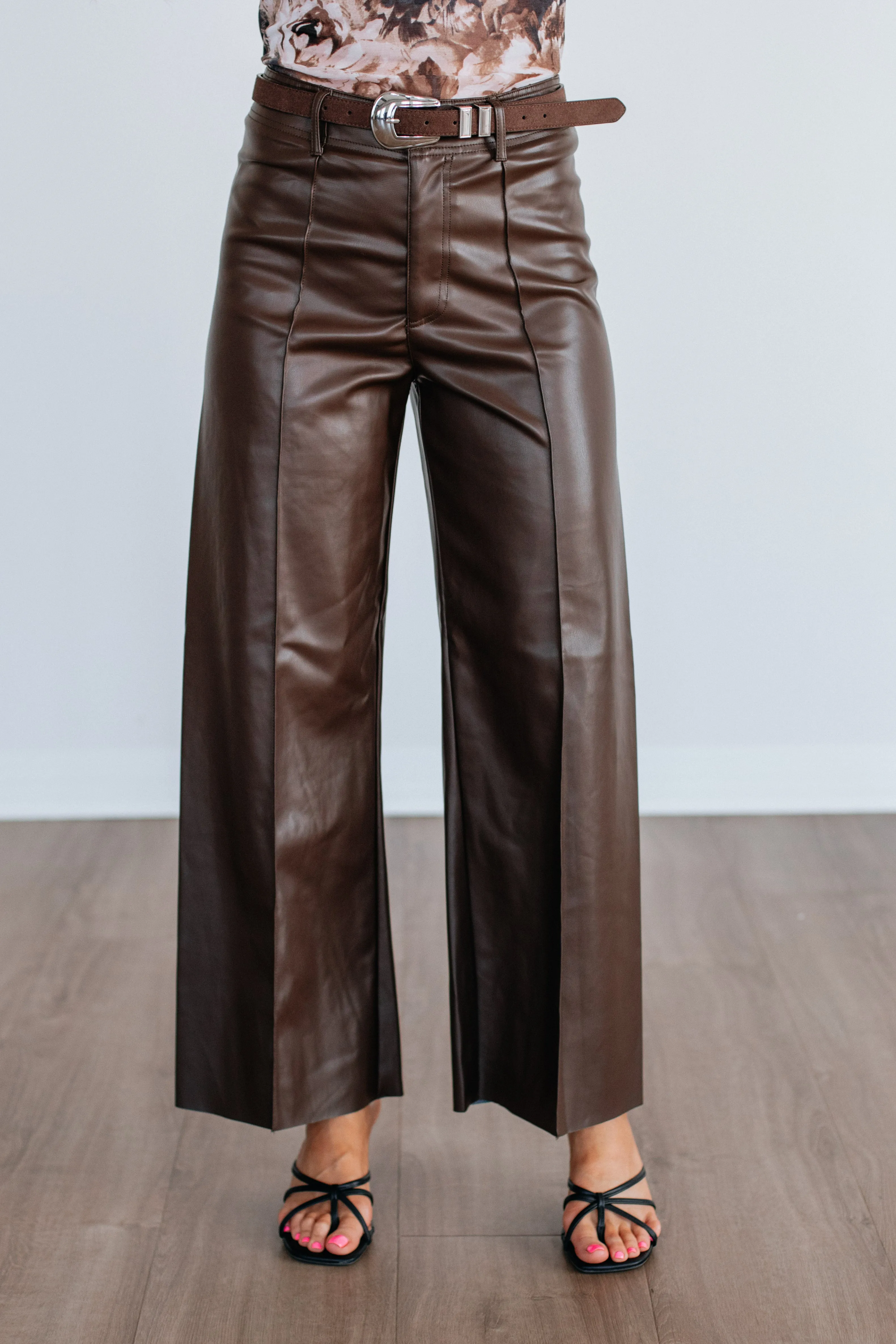 Kira Leather Pants sold by Wild Oak Boutique