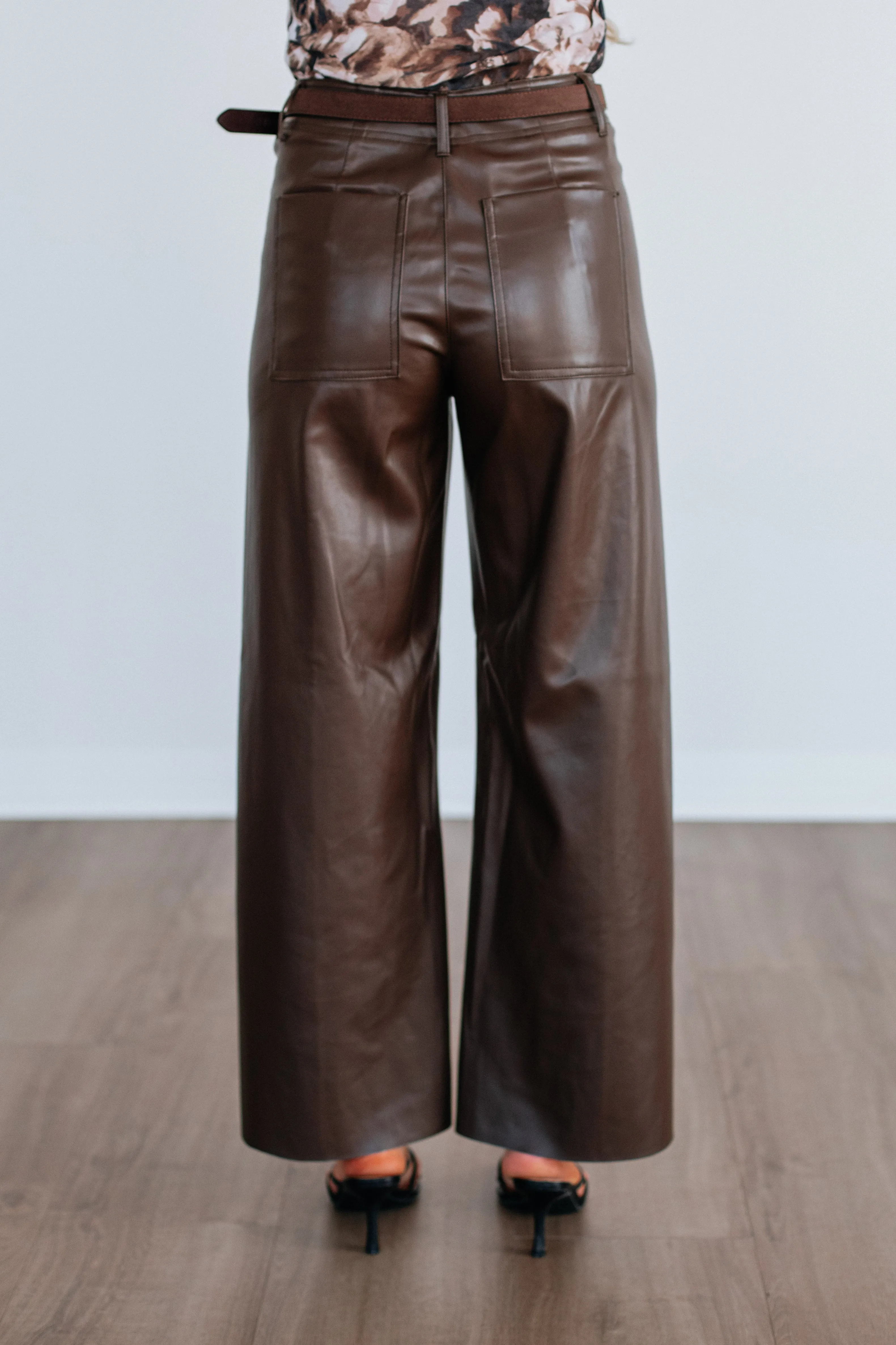 Kira Leather Pants sold by Wild Oak Boutique product image thumbnail 4