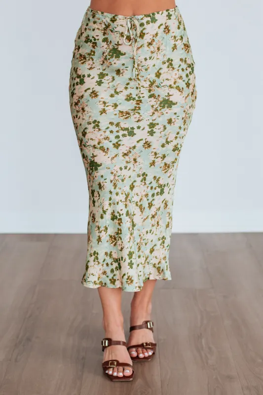 Adrienne Floral Skirt sold by Wild Oak Boutique
