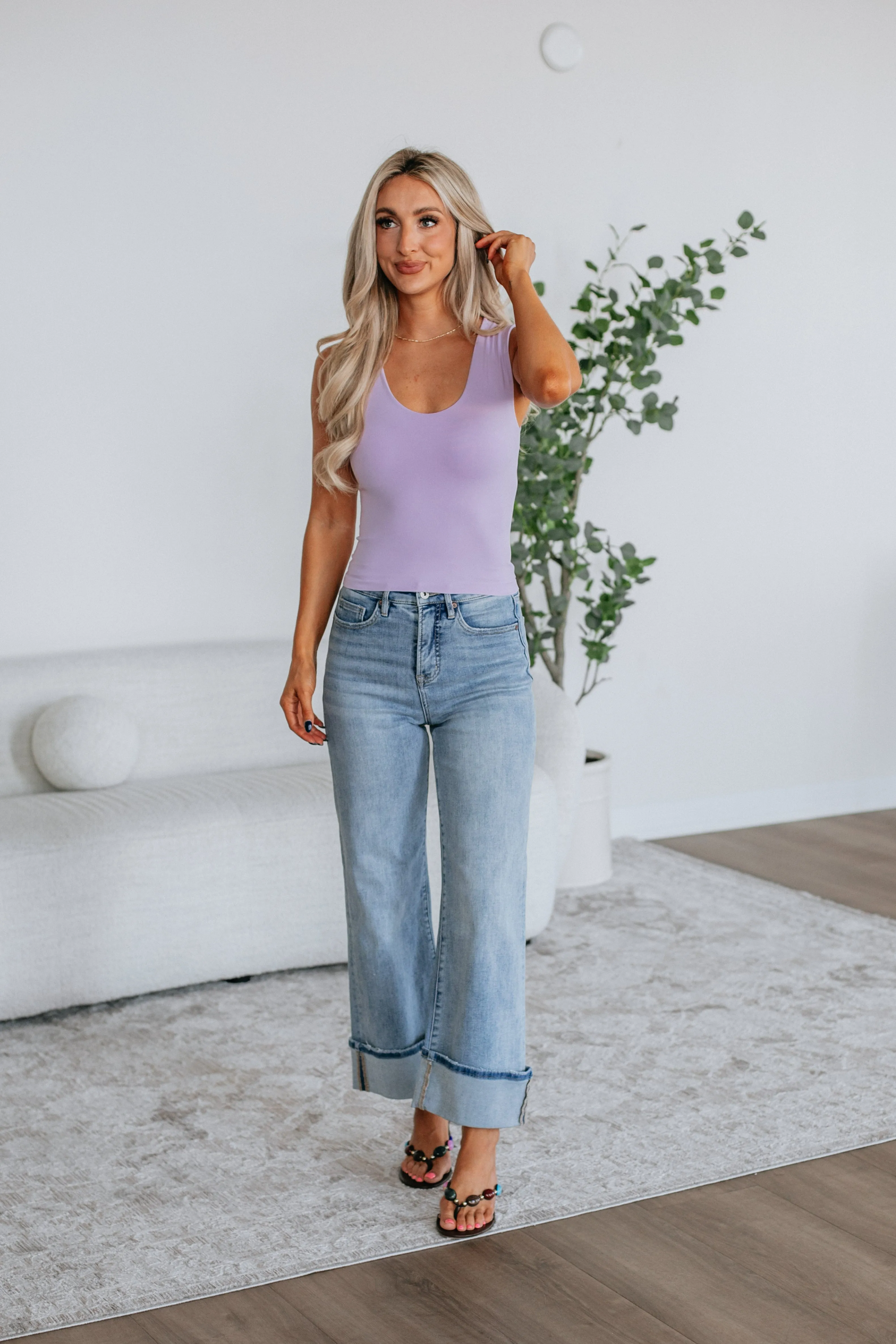 Jetson Seamless Tank - Lavender sold by Wild Oak Boutique product image thumbnail 2