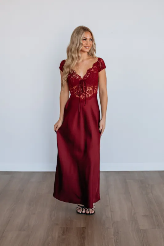 Kalene Maxi Dress sold by Wild Oak Boutique